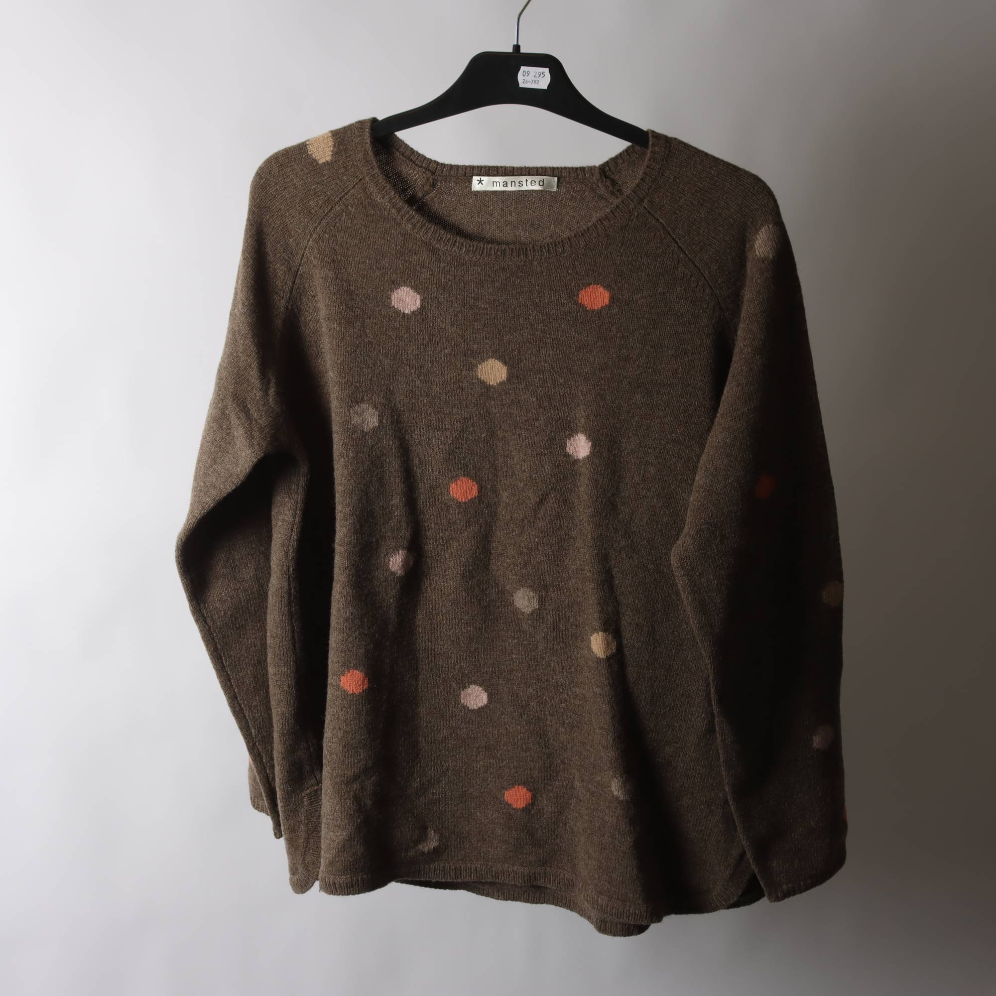 Stickad tröja, Mansted, 100% ull, stl. L