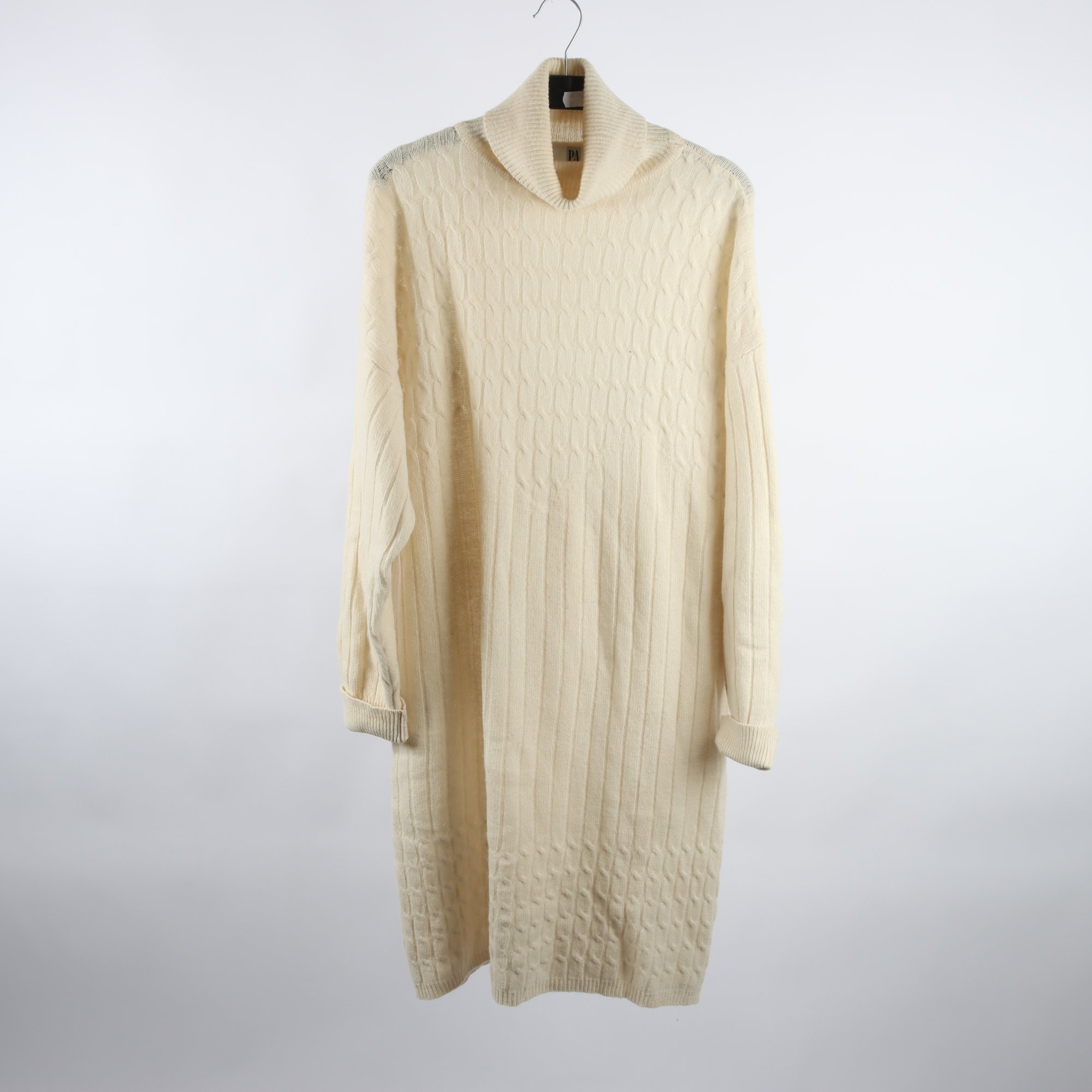 Klänning, PA Design, offwhite, 96% lammull, stl. 38/40