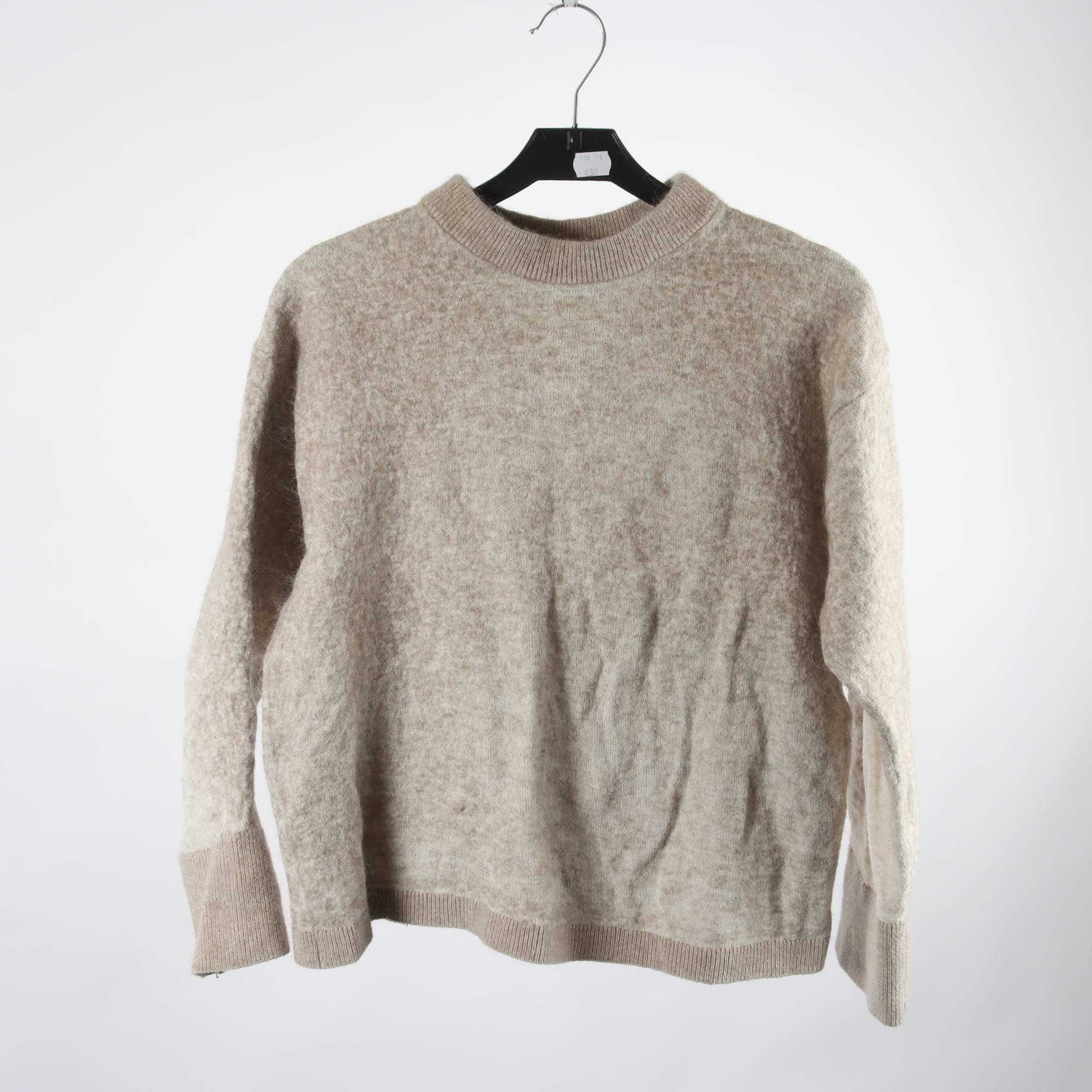 Tröja, & Other Stories, beige, ull, alpaca, stl. S.