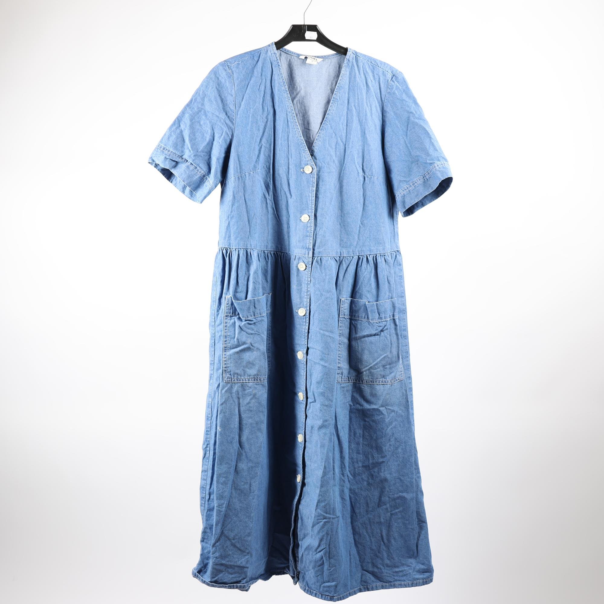 Jeansklänning, Monki, blå, stl. 38