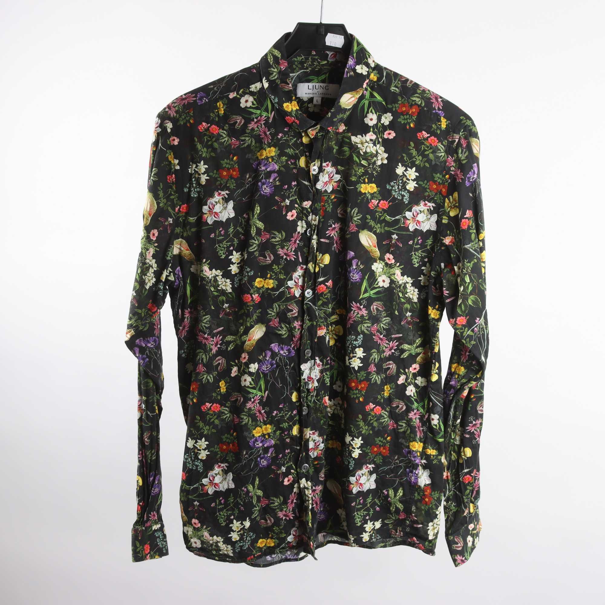 Skjorta, Ljung by Marcus Larsson, blommig, stl. L