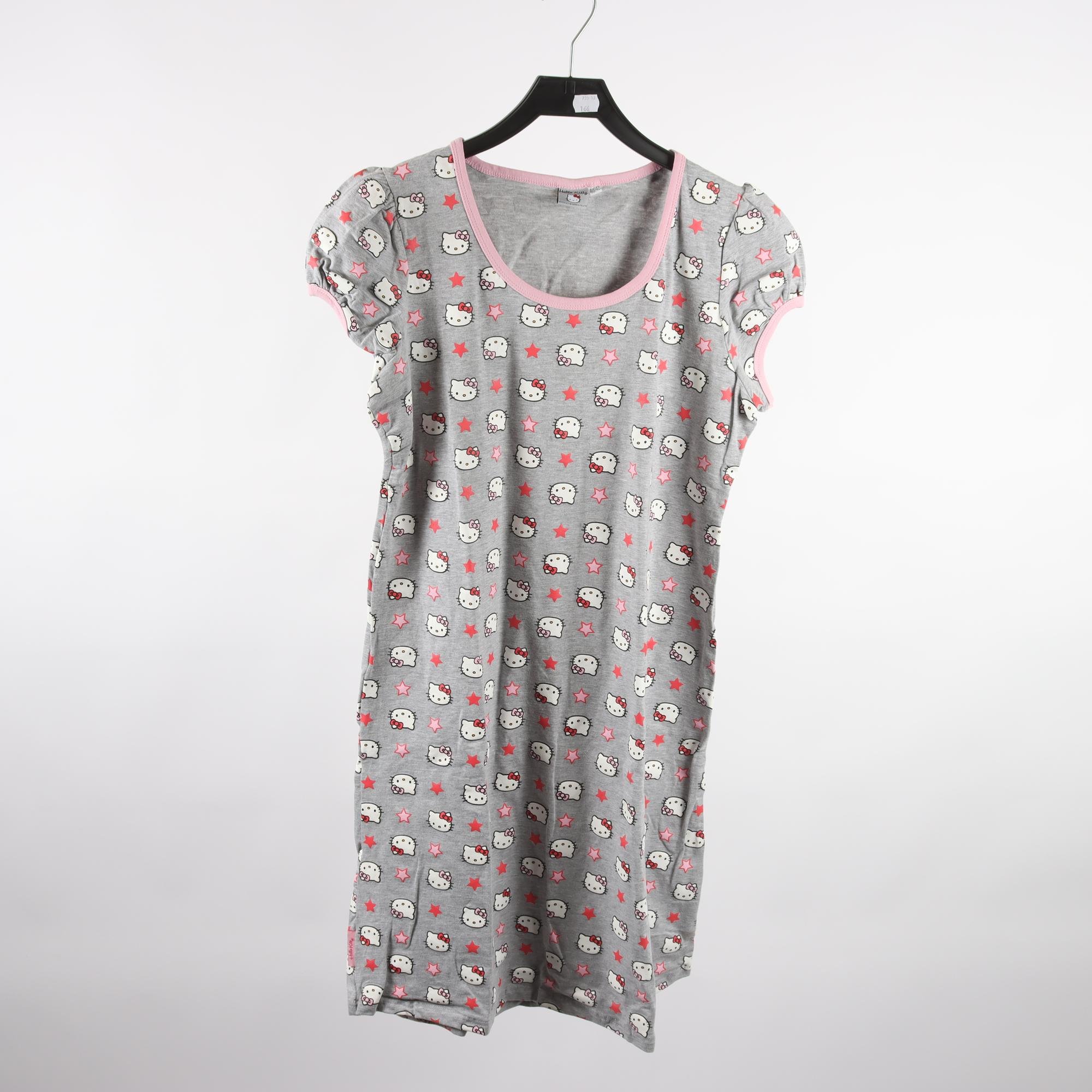 Sovplagg, Hello Kitty, grå, stl. 40/42