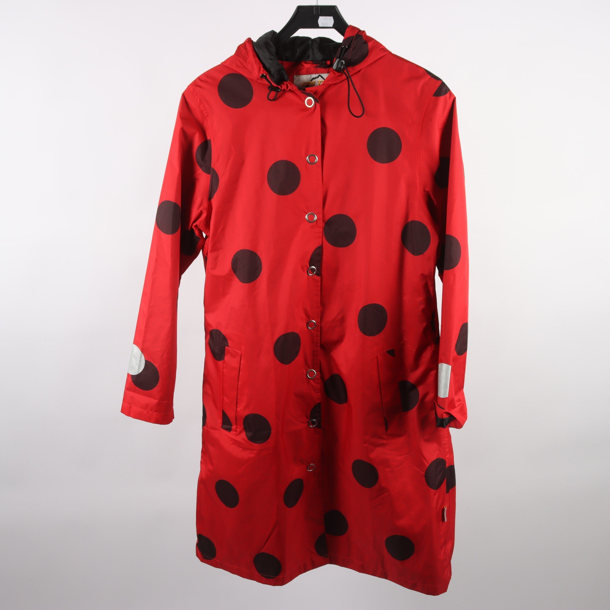 Kappa, On The Peak, röd, svart, prickig, stl. 38