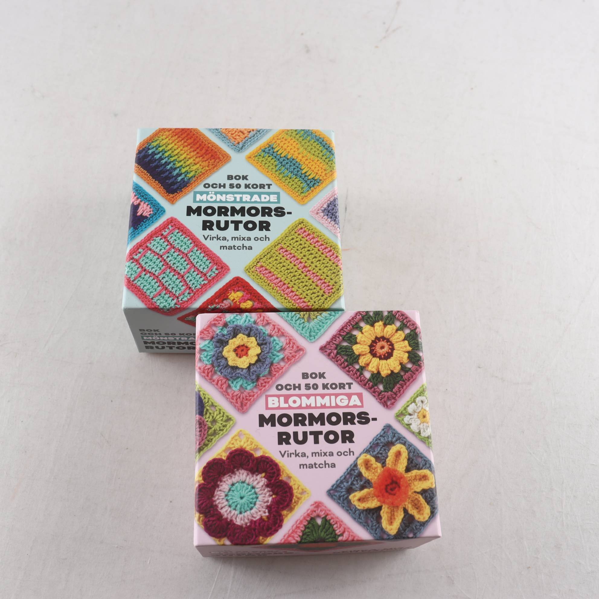 Bok och 50 kort: Blommiga & mönstrade mormorsrutor (oöppnade)