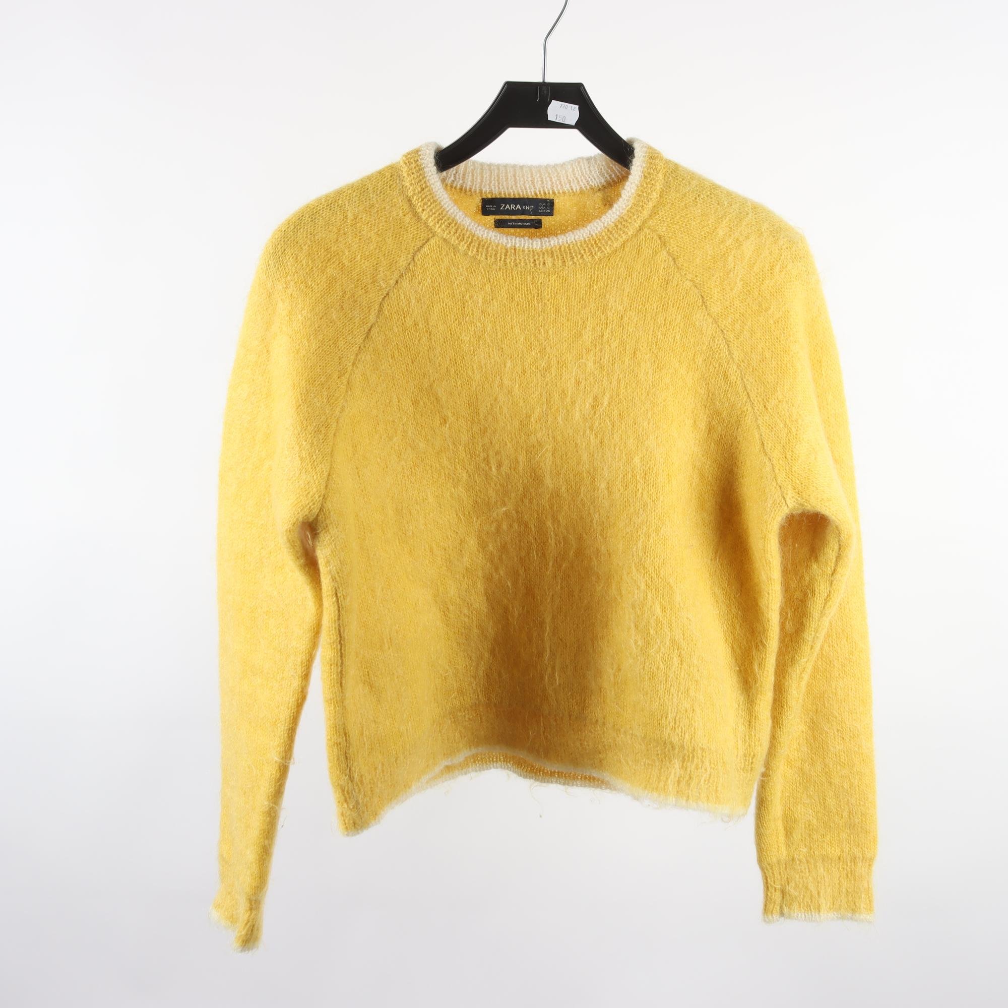 Tröja, Zara, senapsgul, stl. S