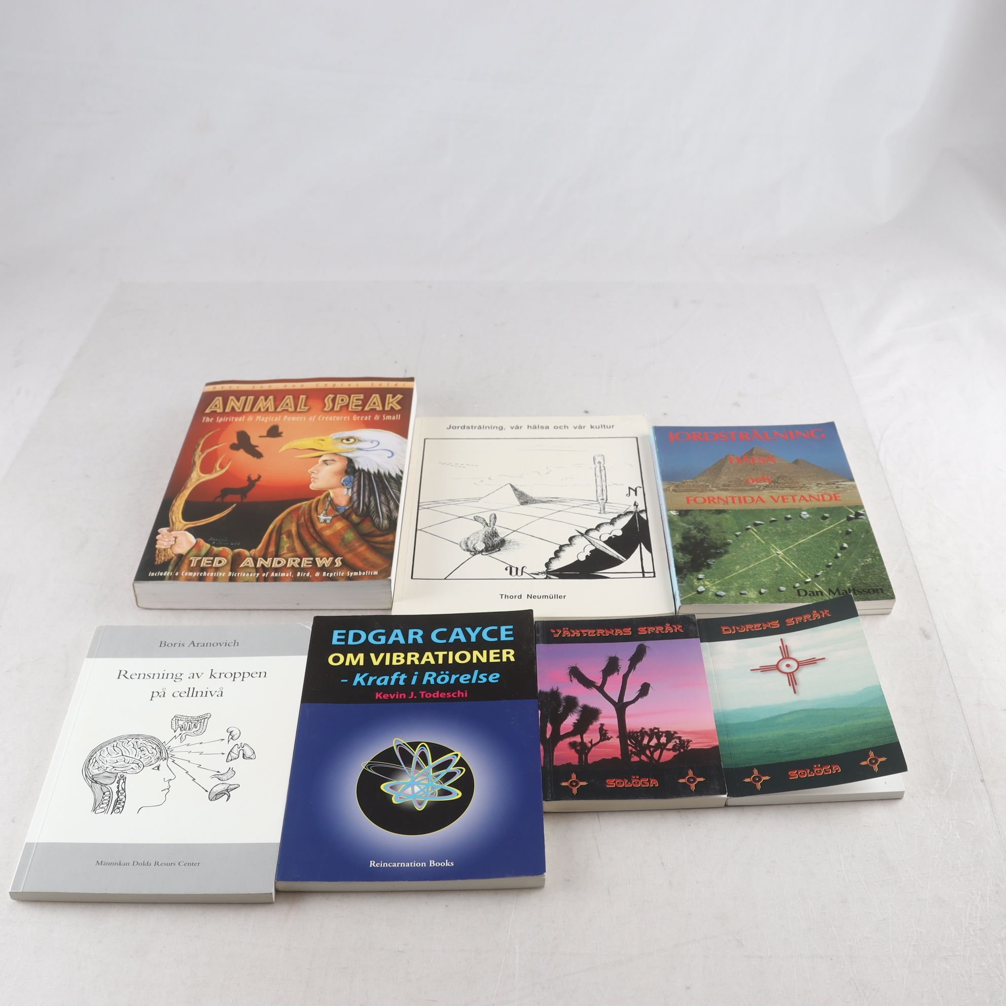 Jordstrålning, naturkrafter och schamanism, bokpaket med 7 volymer