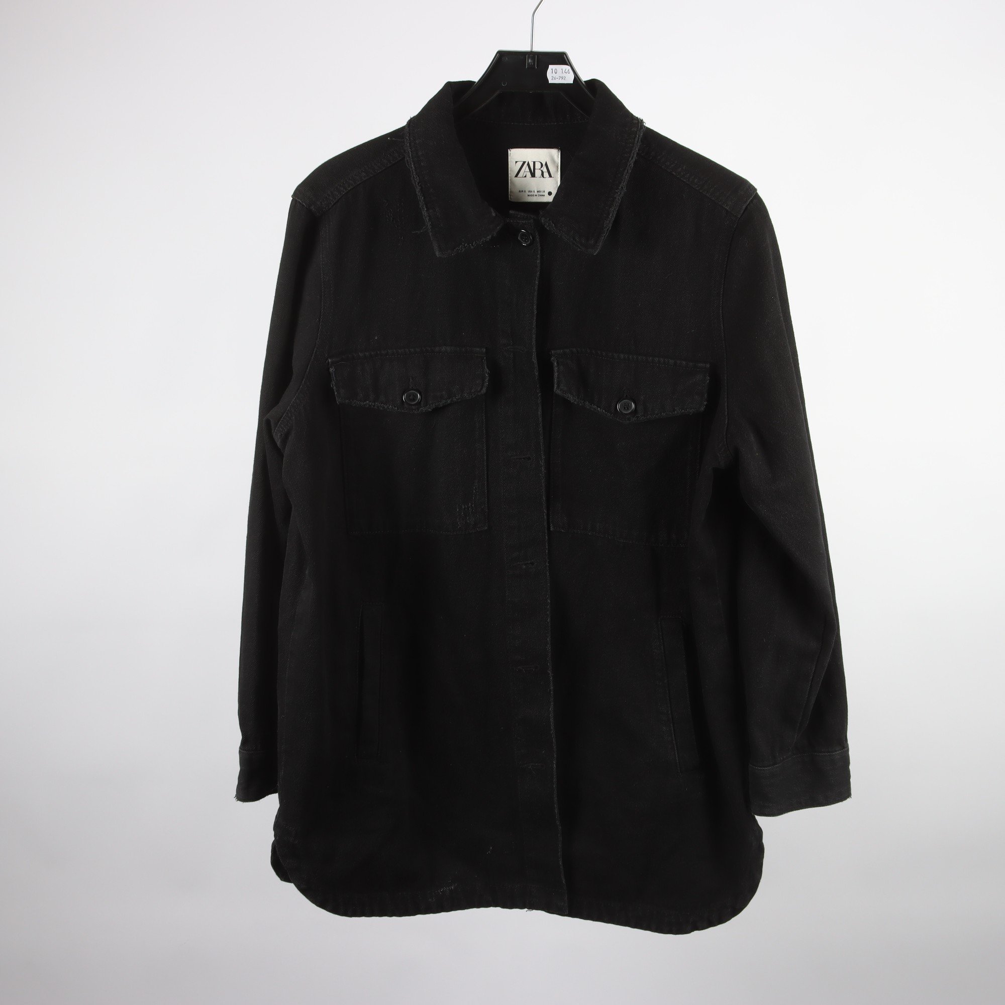 Jeansskjorta, Zara, stl. S