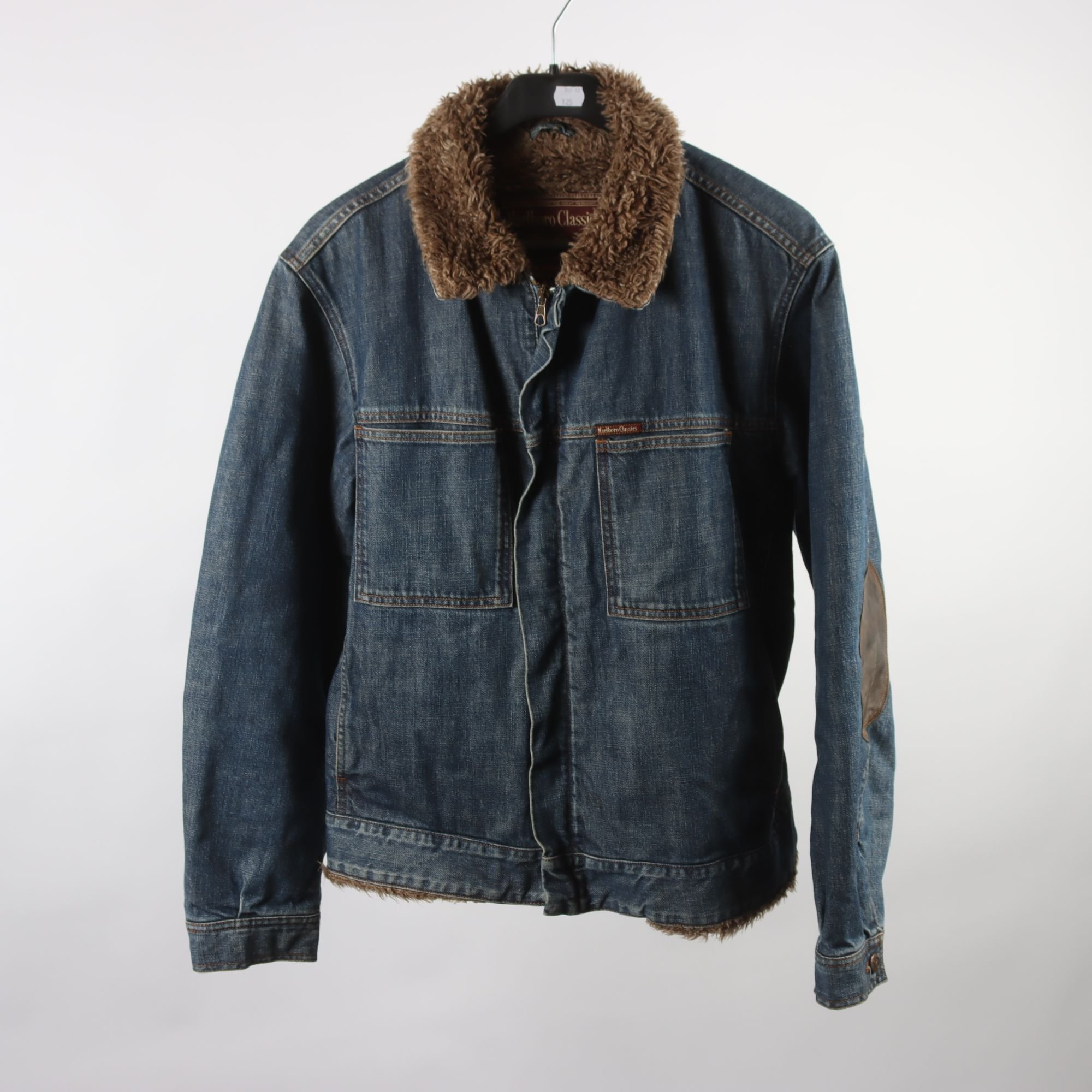 Jeansjacka, Marlboro Classics, blå, fodrad, stl. XL
