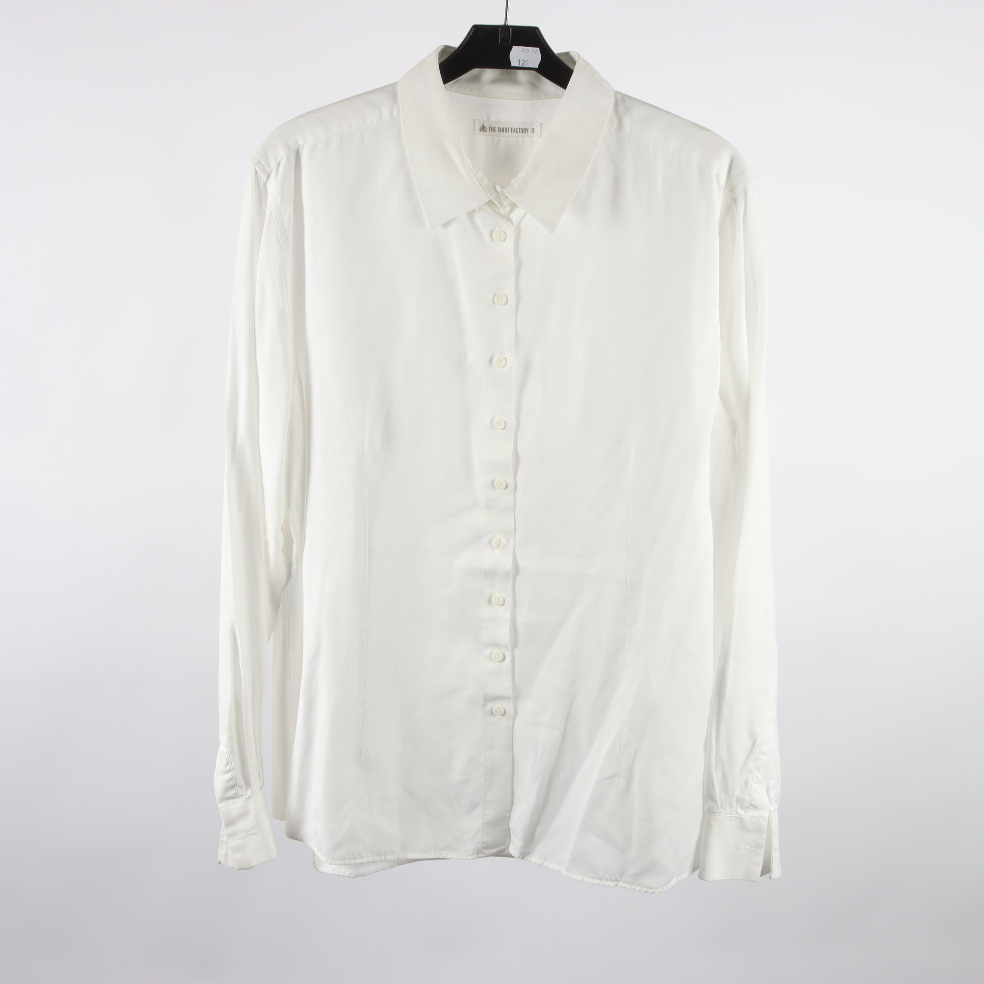 Blus, The Shirt Factory, vit, stl. 44