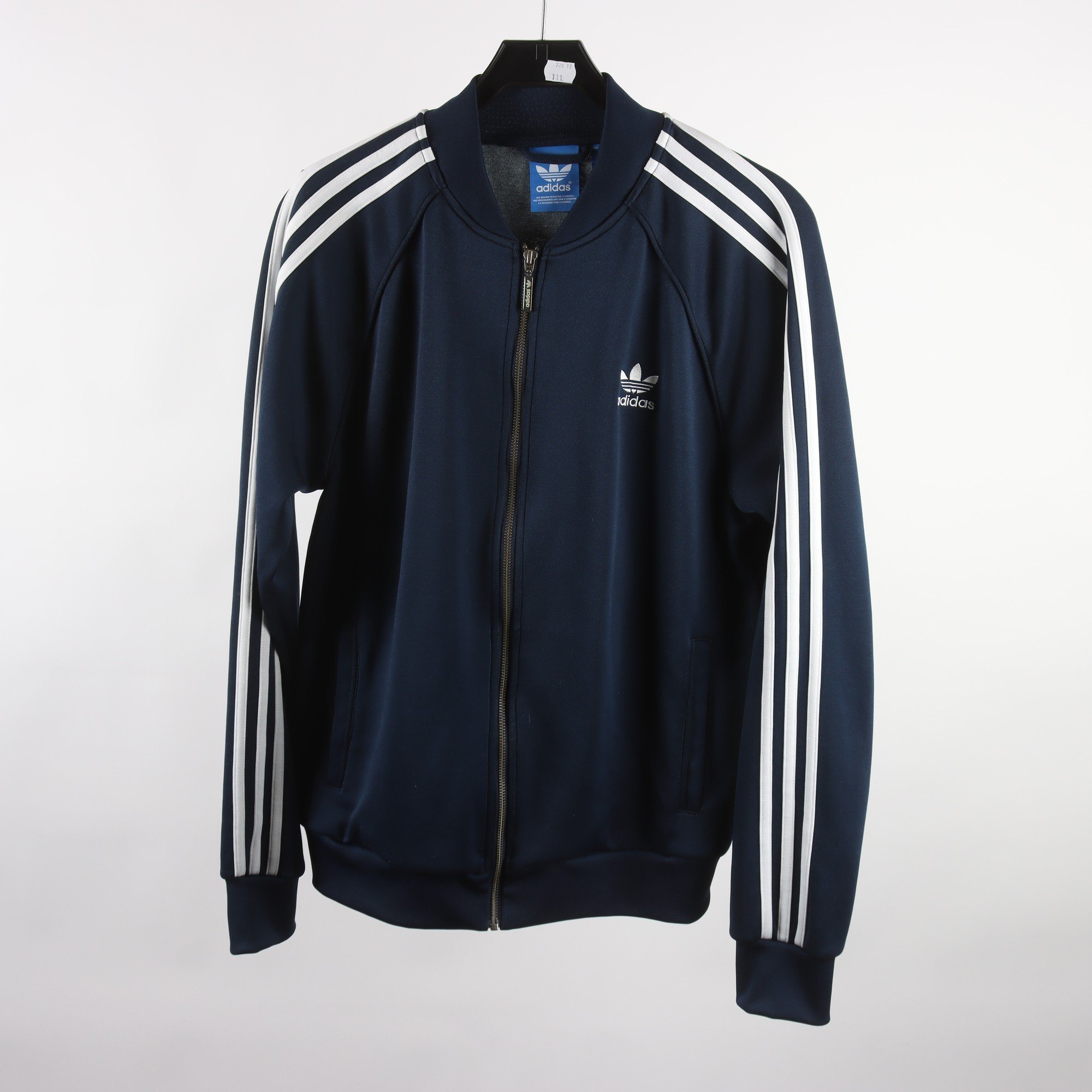 Sportjacka, Adidas, blå stl. L