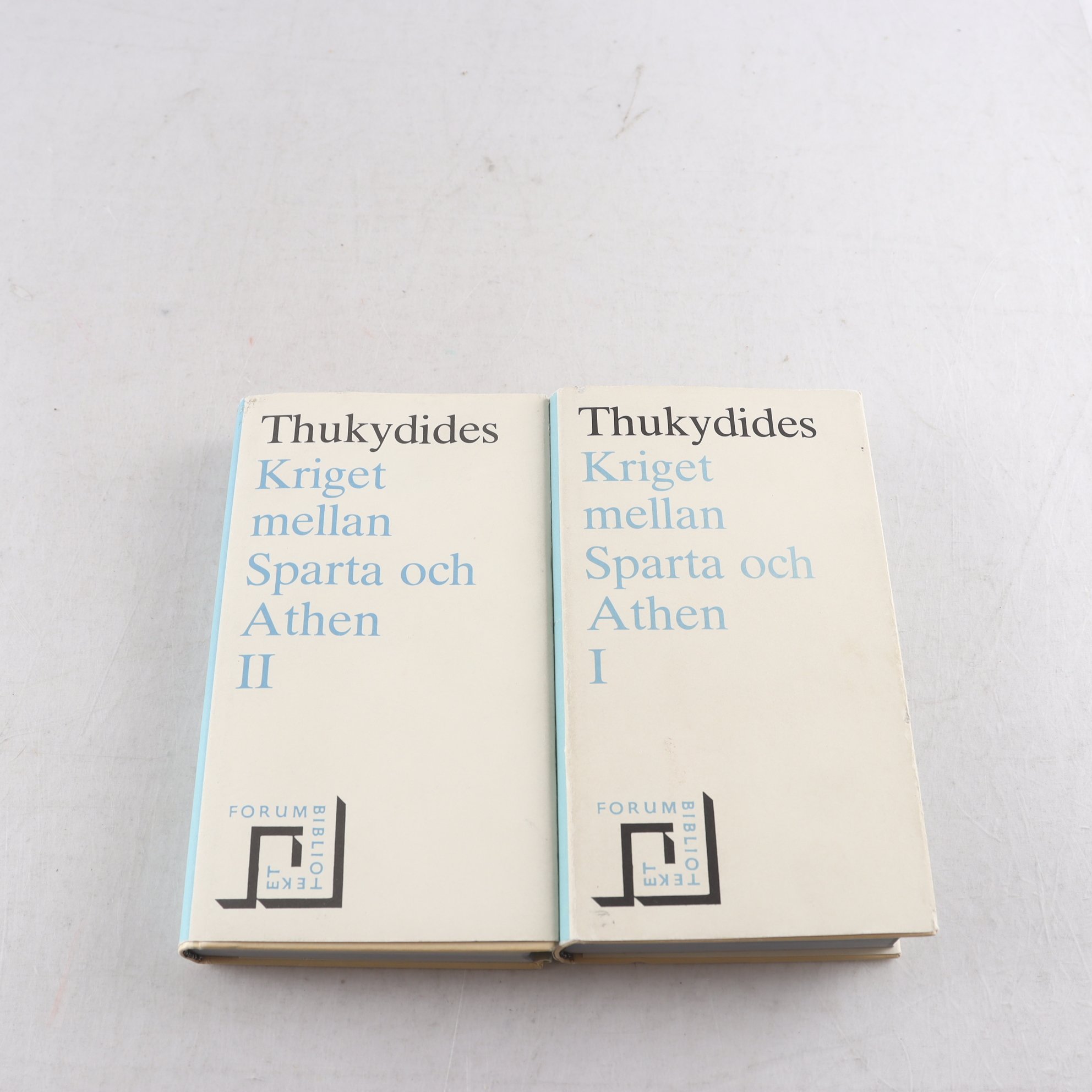 Thukydides, Kriget mellan Sparta och Athen, Vol. I-II