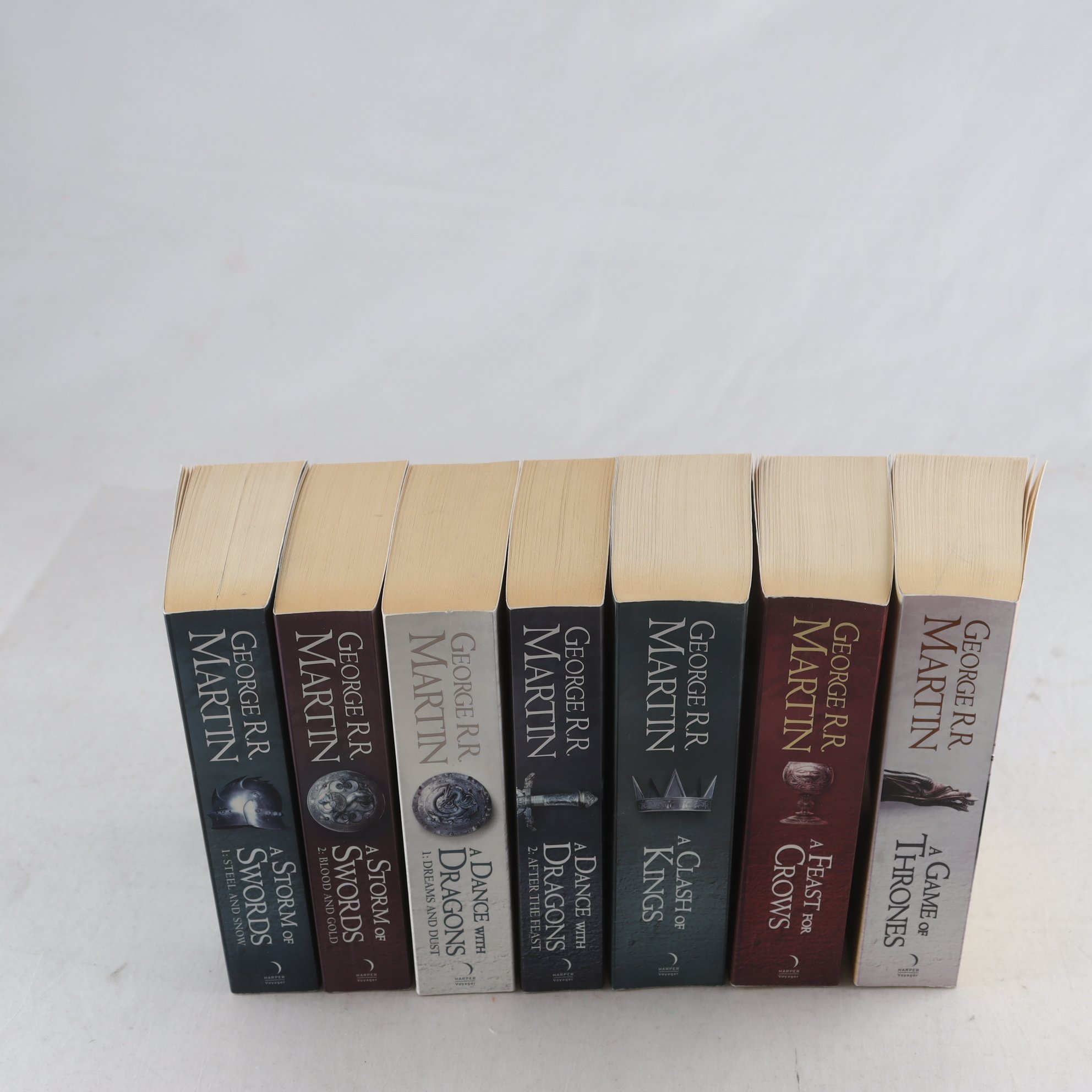 George R.R. Martin, A Game of Thrones, bokpaket med 7 volymer