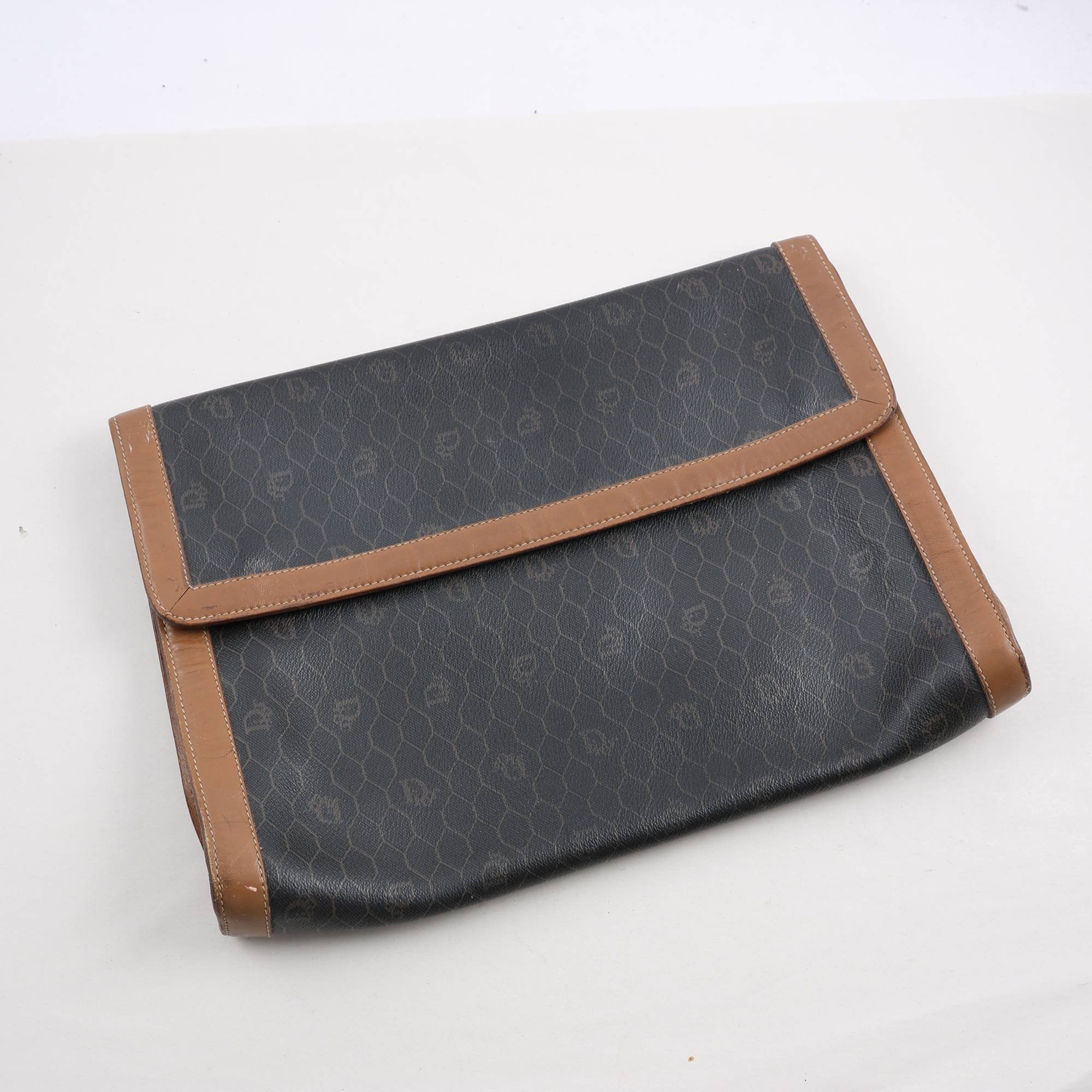 Väska, Christian Dior, vintage, läder