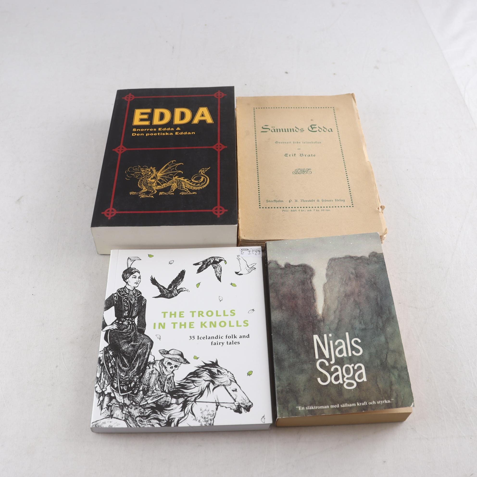 Isländska myter och folksagor, bokpaket med 4 volymer