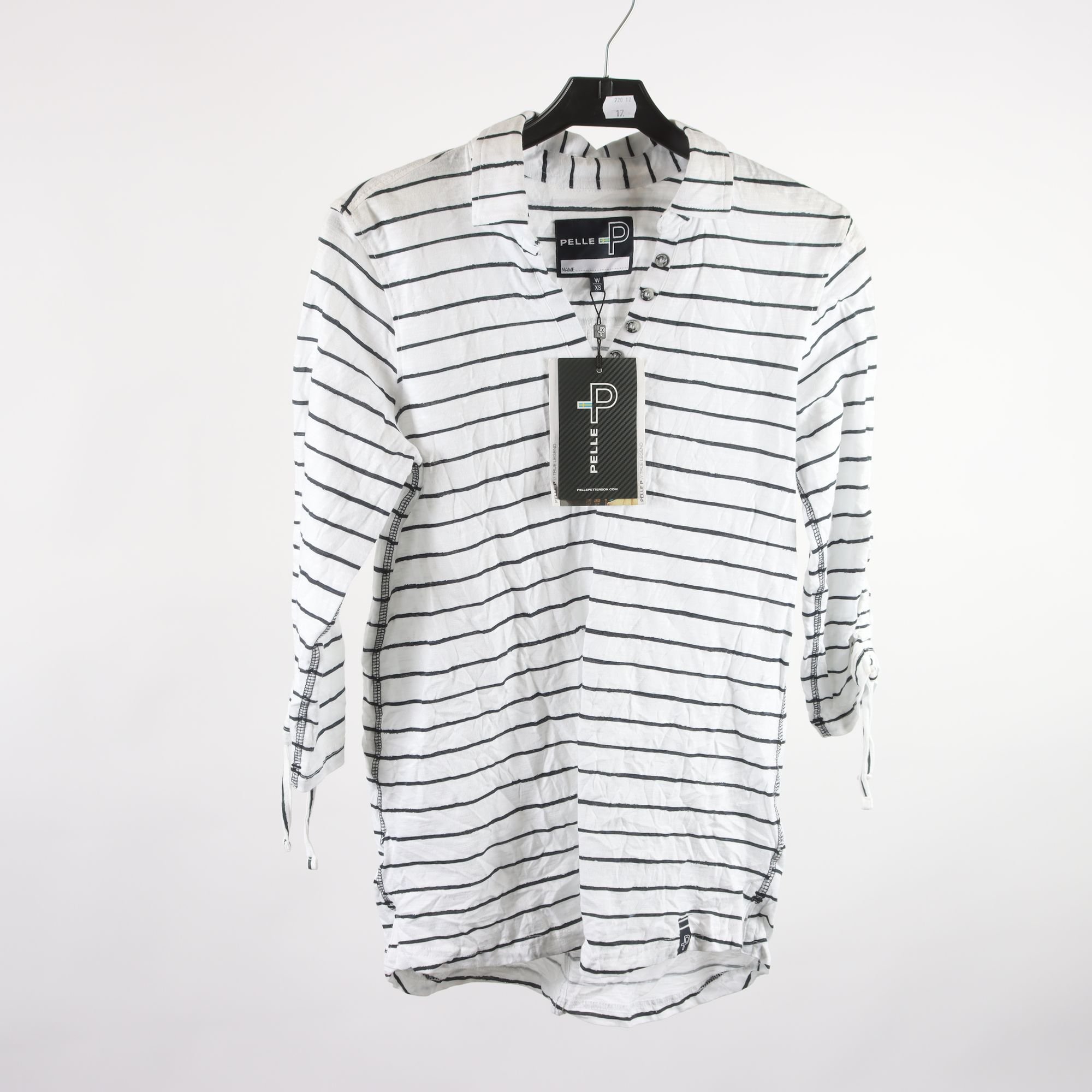 Tröja, Pelle P, vit, blå, randig, stl. XS