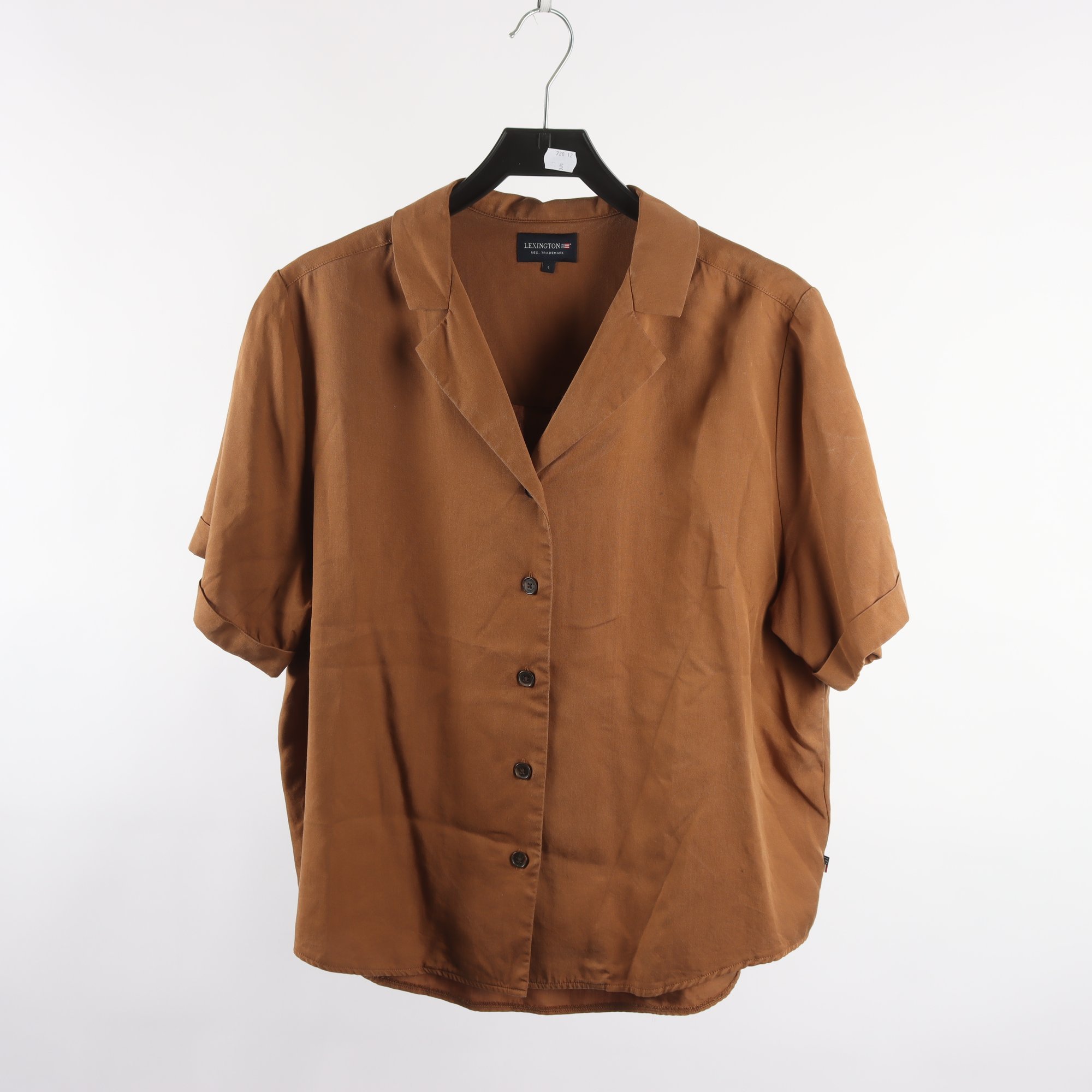 Blus, Lexington, brun, stl. L