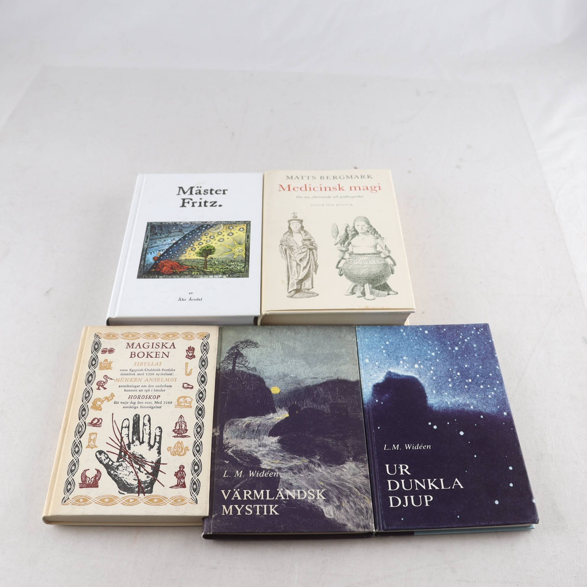 Mystik, magi och folktro, bokpaket med 5 volymer