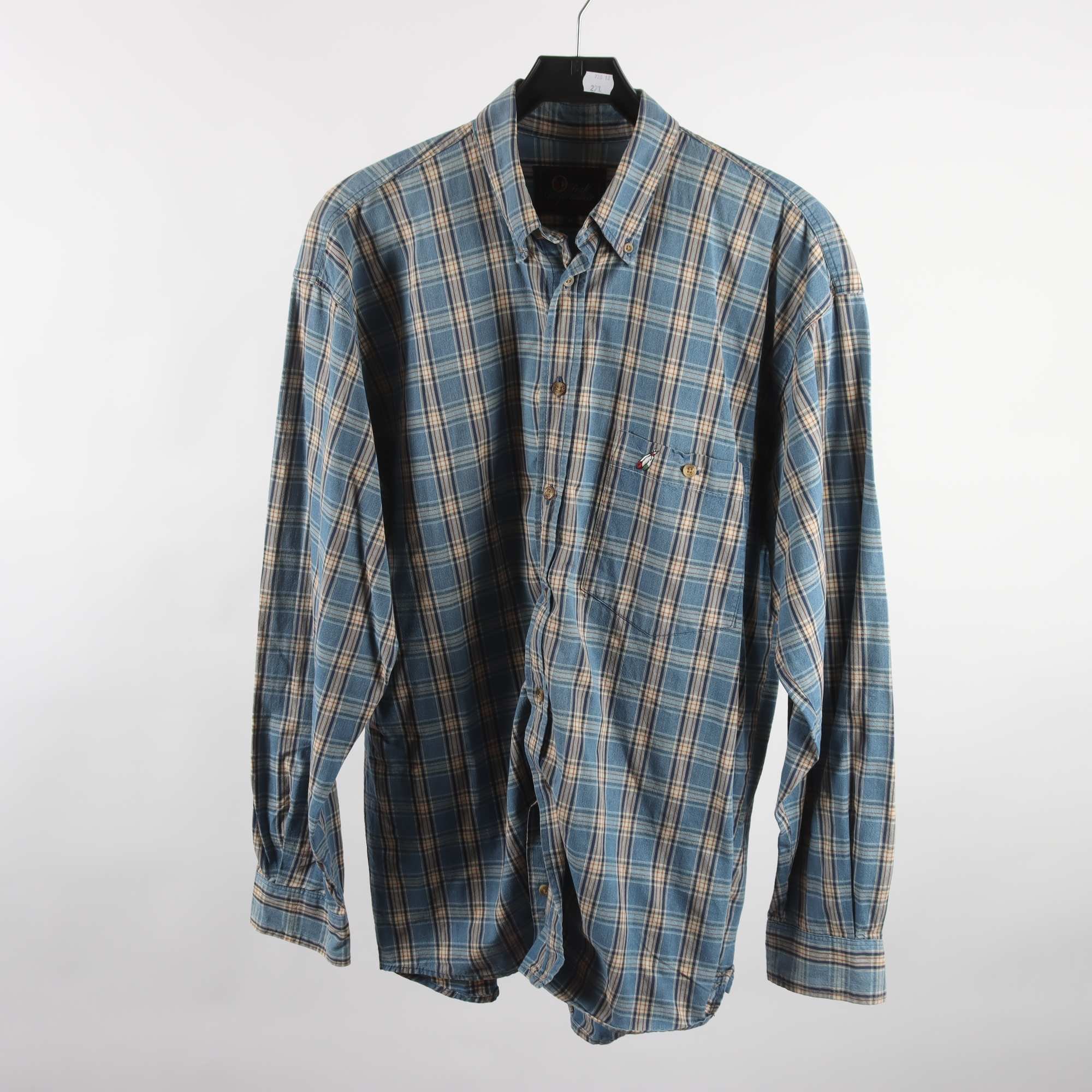 Skjorta, PeakPerformance, blå, rutig, stl. M