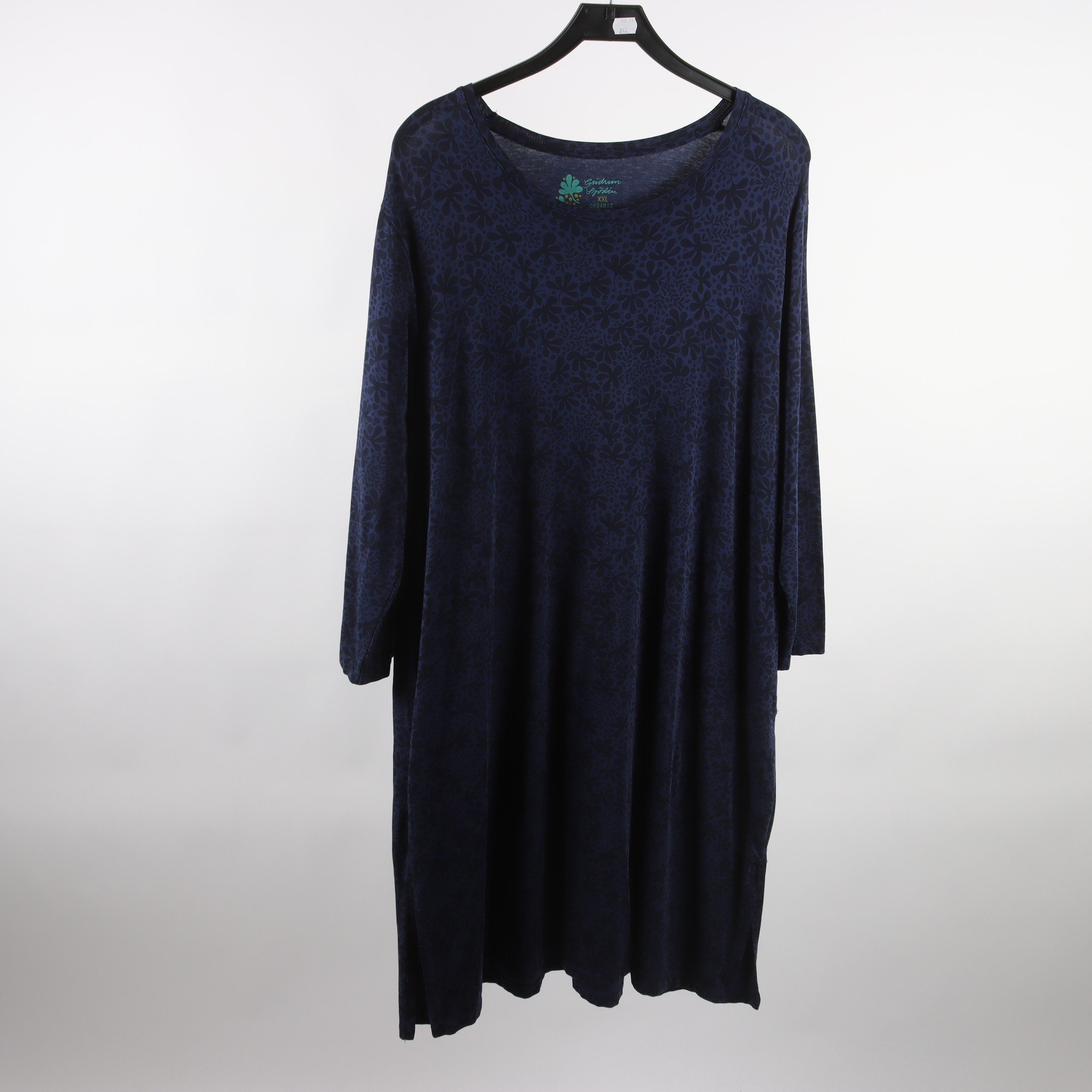 Klänning, Gudrun Sjödèn, blå, mönstrad, stl. XXL