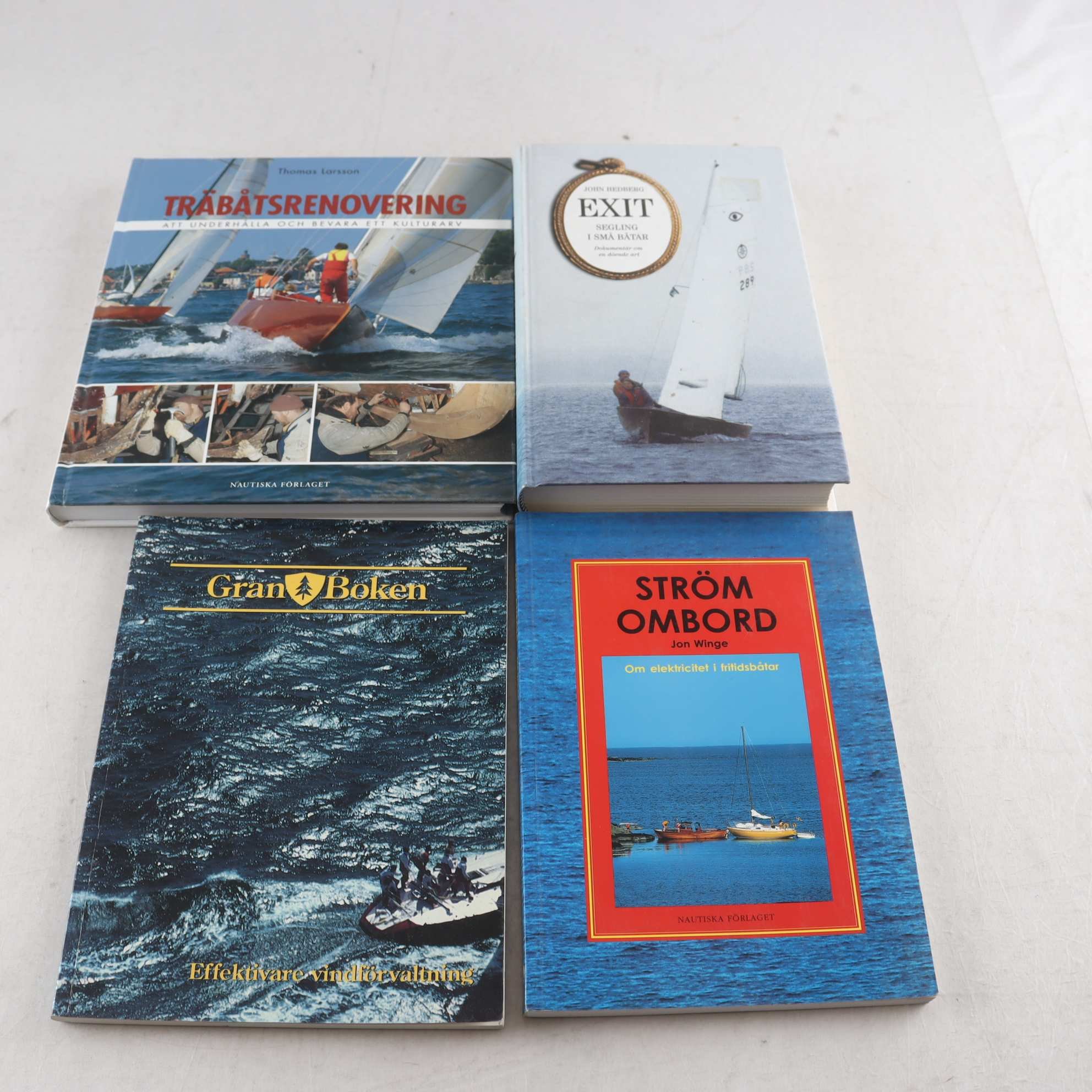 Segling och båtunderhåll, bokpaket med 4 volymer