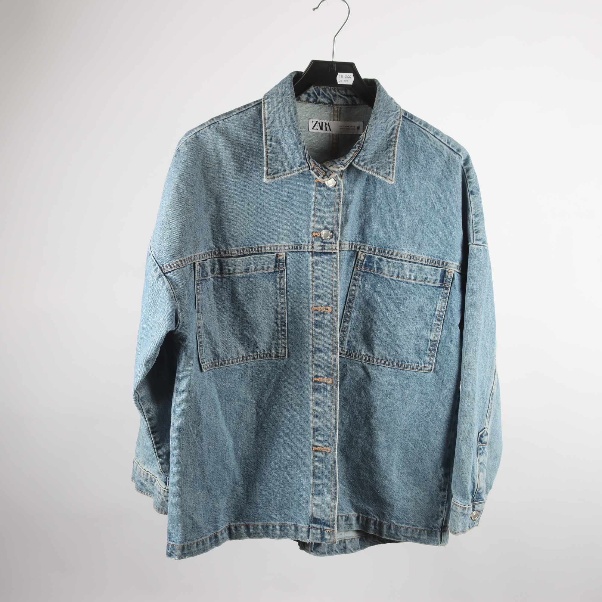 Jeansskjorta, Zara, stl. S