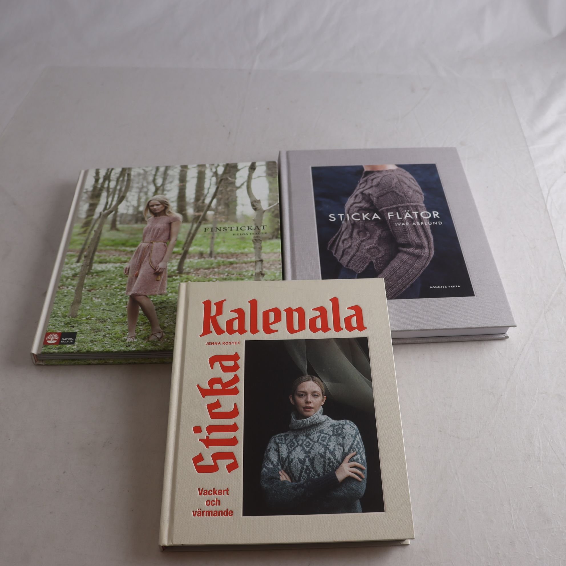 Stickning, bokpaket med 3 volymer