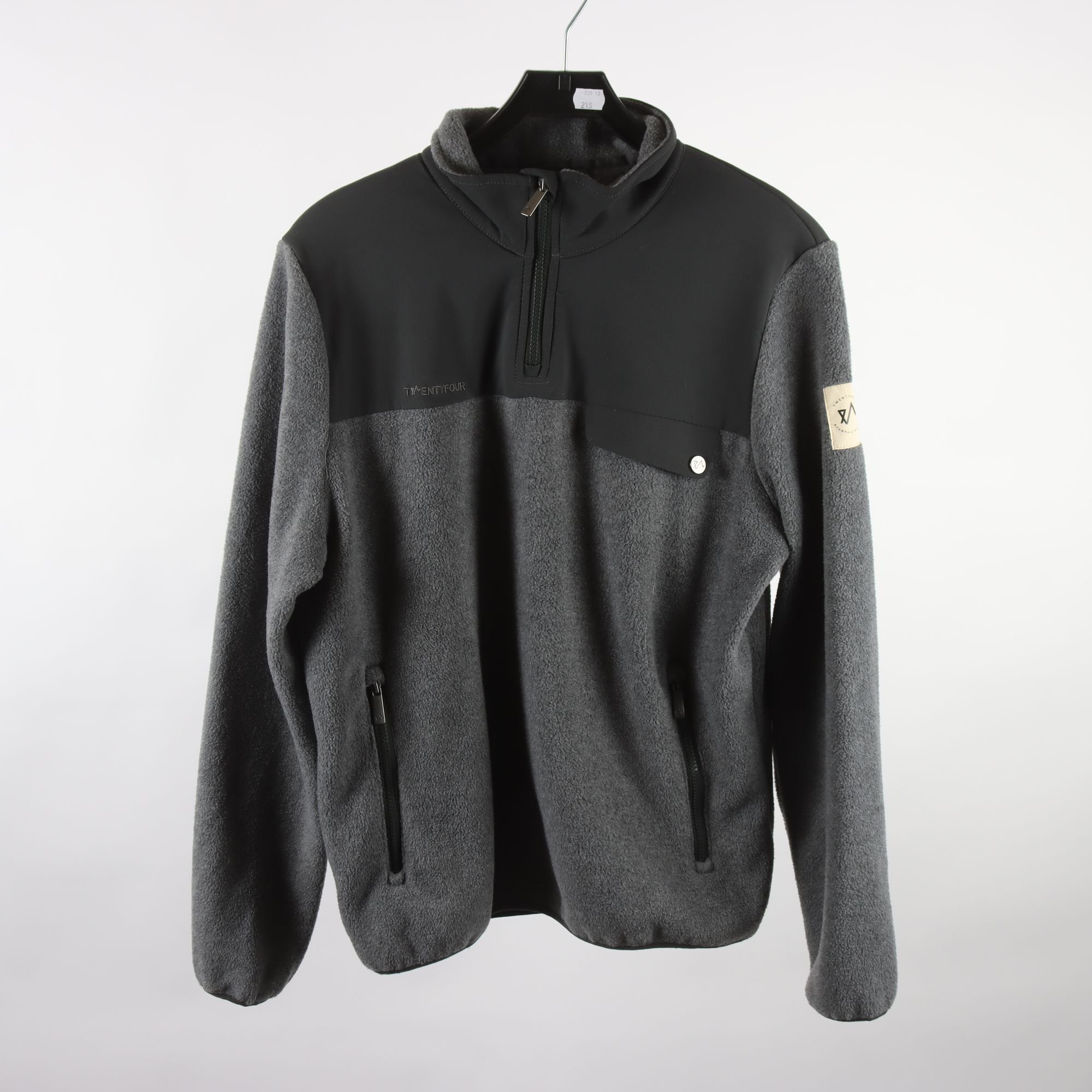 Fleecetröja, Twentyfour, grå, stl. M