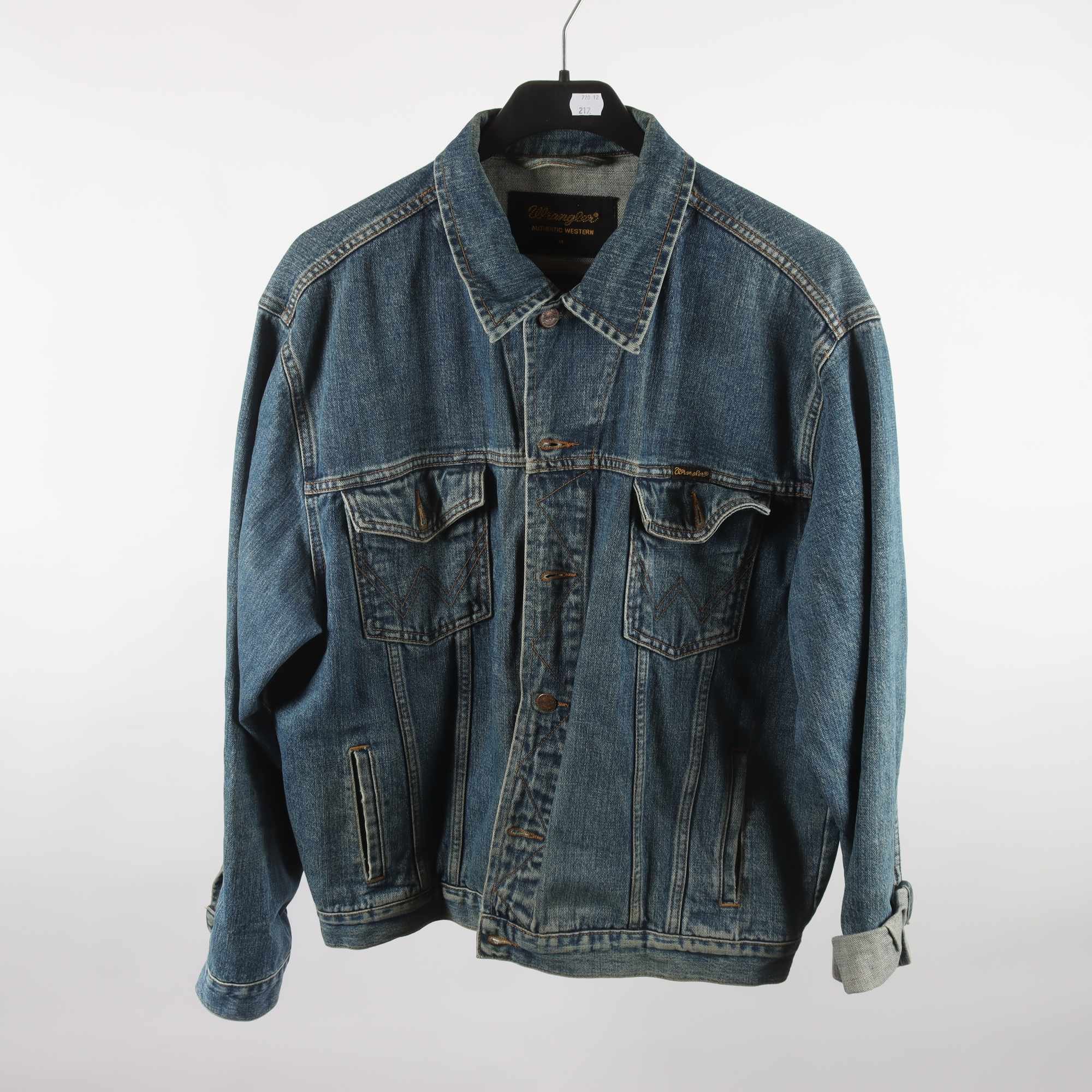 Jeansjacka, Wrangler, blå, stl. XL