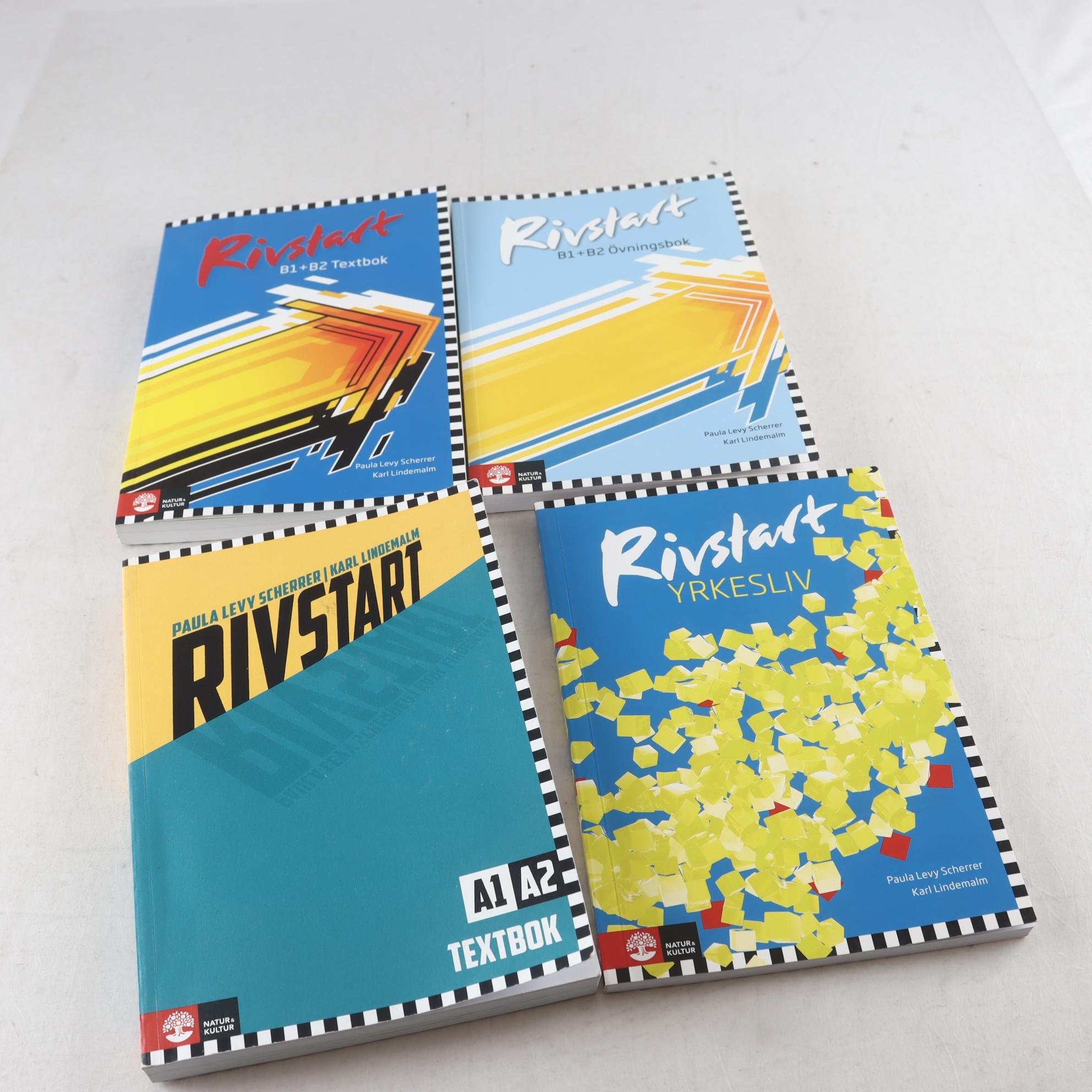Rivstart, A1/A2 Textbok + B1/B2 Textbok & Övningsbok + Yrkesliv