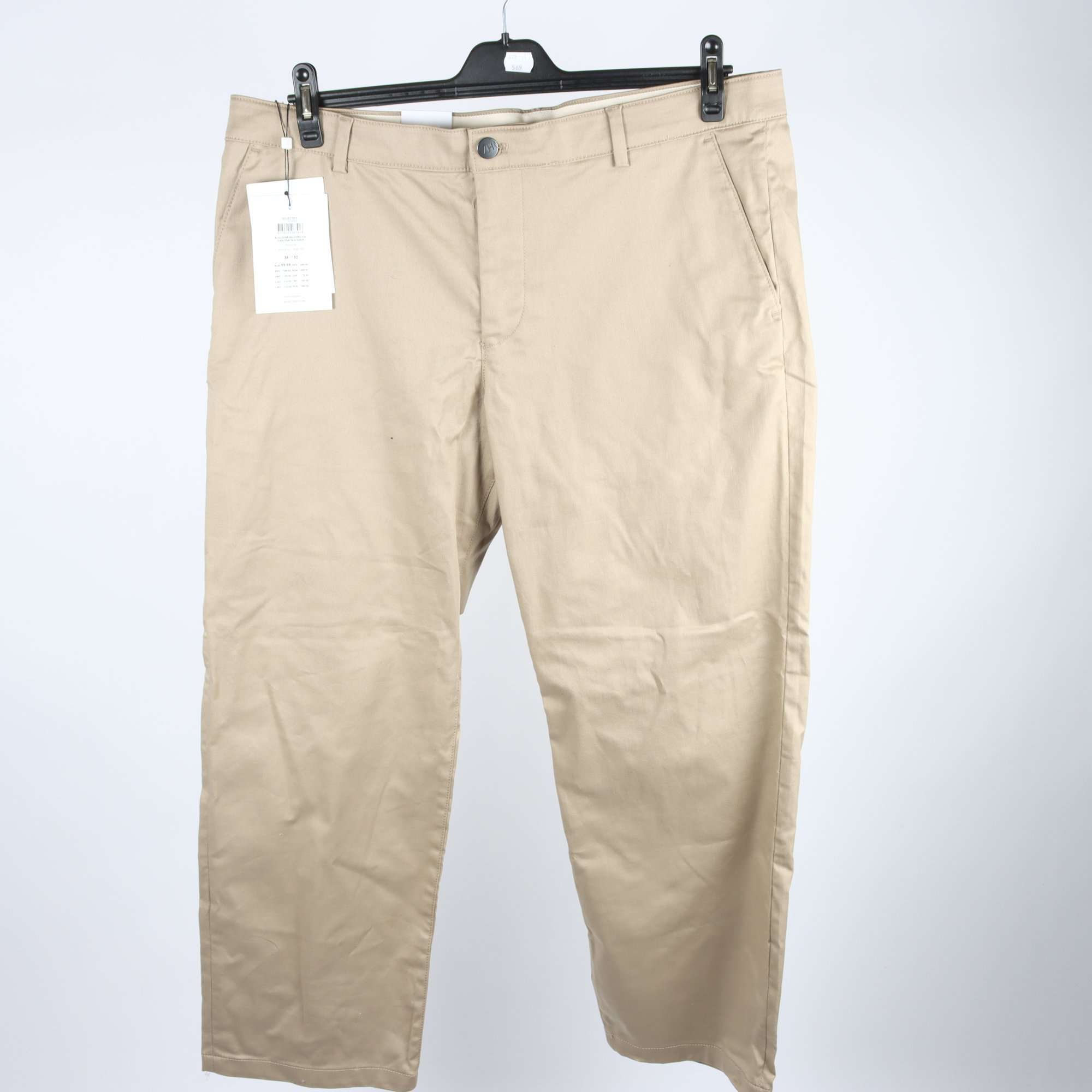 Byxor, Selected Homme, beige, stl. 38/32.