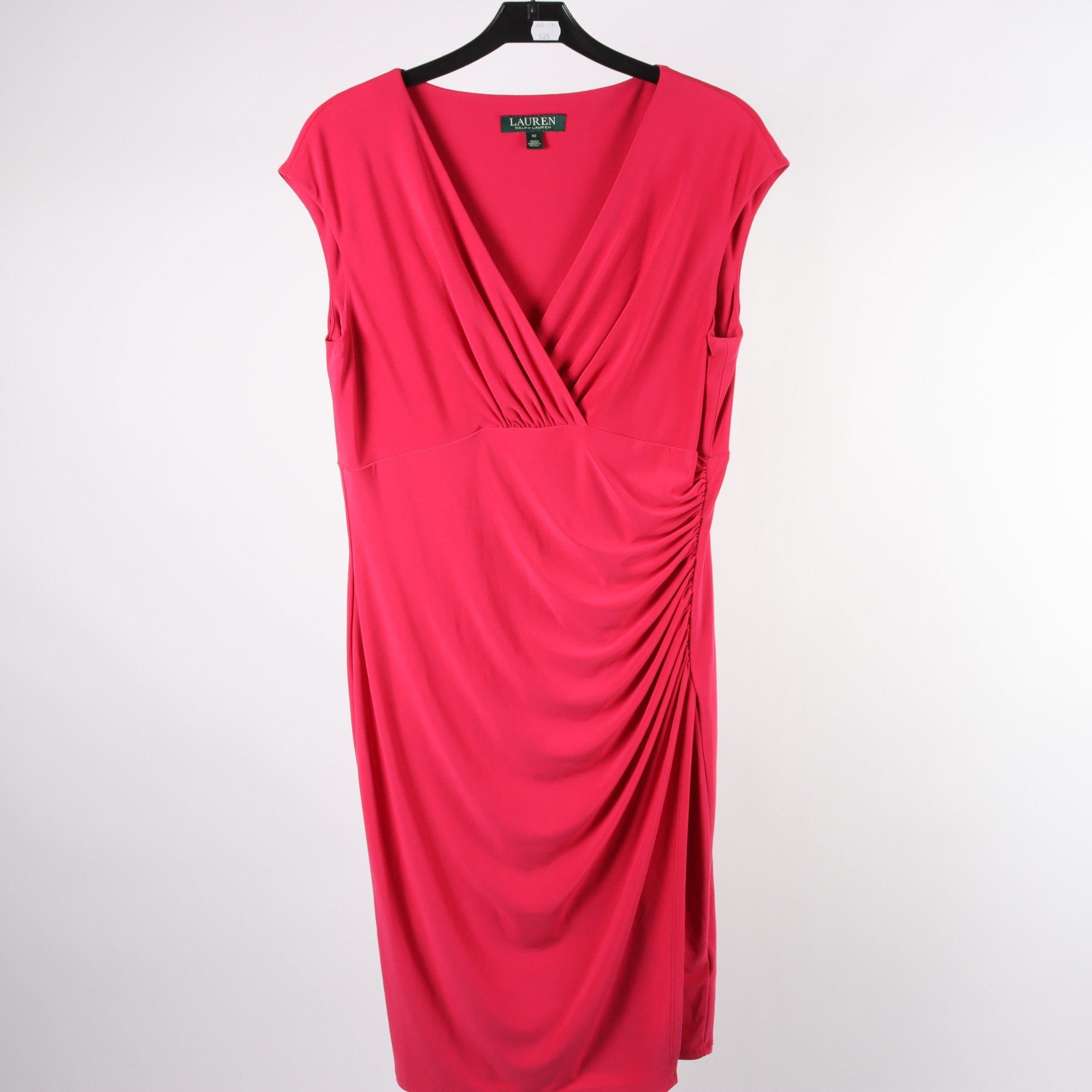 Klänning, Lauren Ralph Lauren, hallonröd, stl. 10.