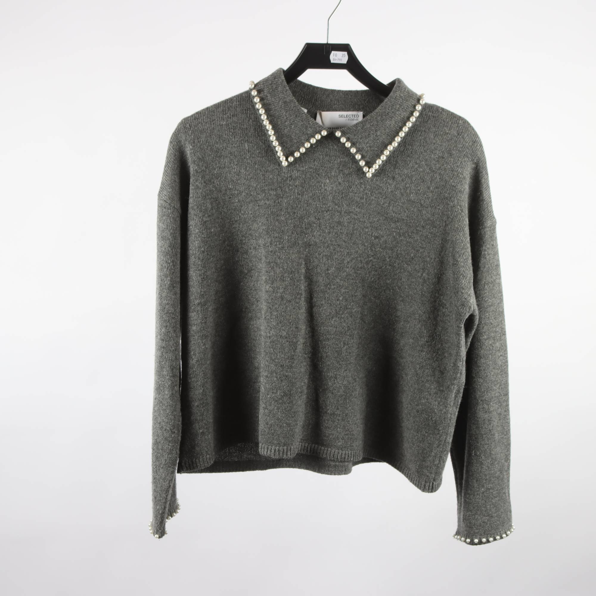 Stickad tröja, Selected Femme, stl. M