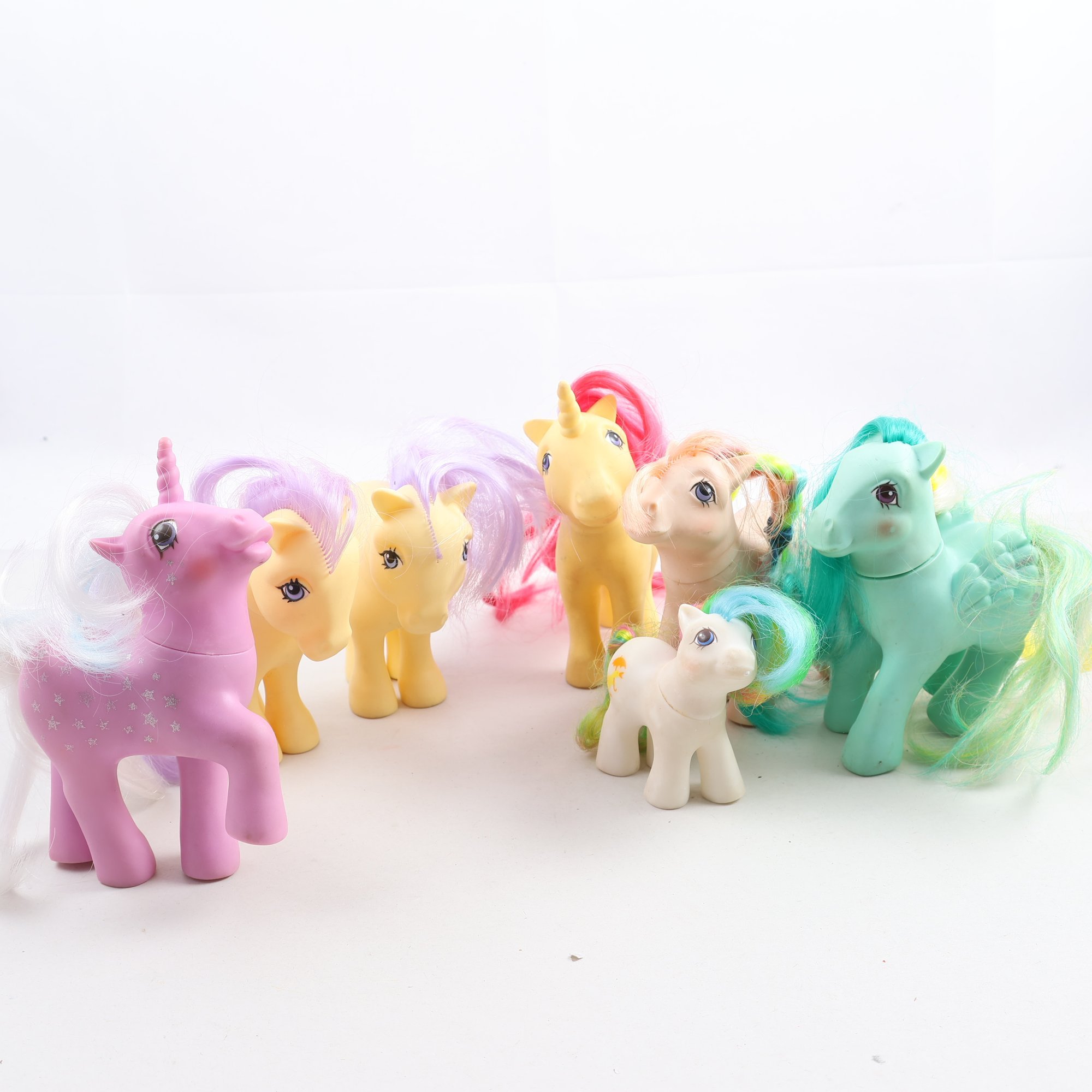 Hästar, My little pony, blandat 7st.