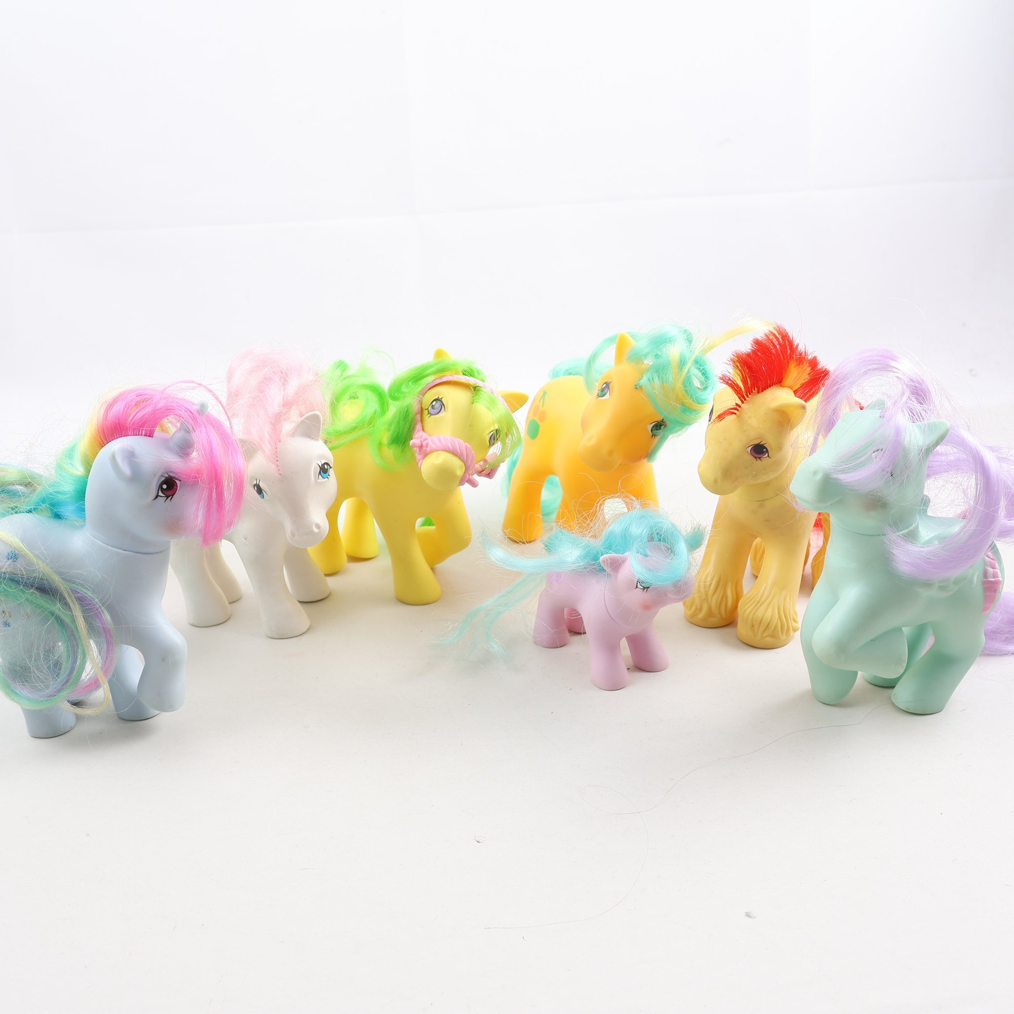 Hästar, My little pony, blandat 7st.