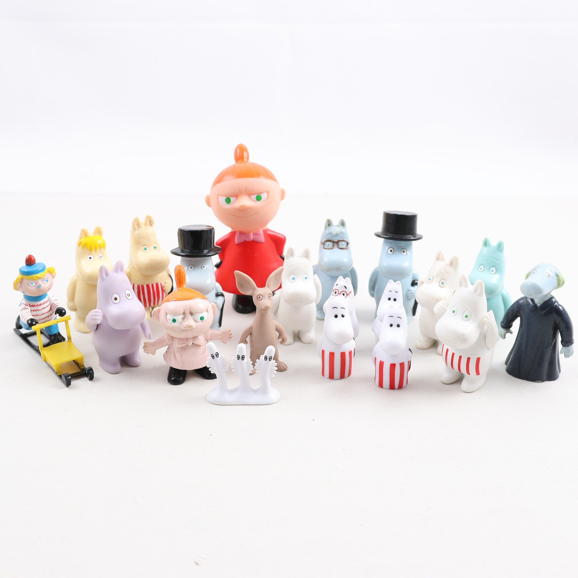 Figurer, Mumin troll mm, blandat.