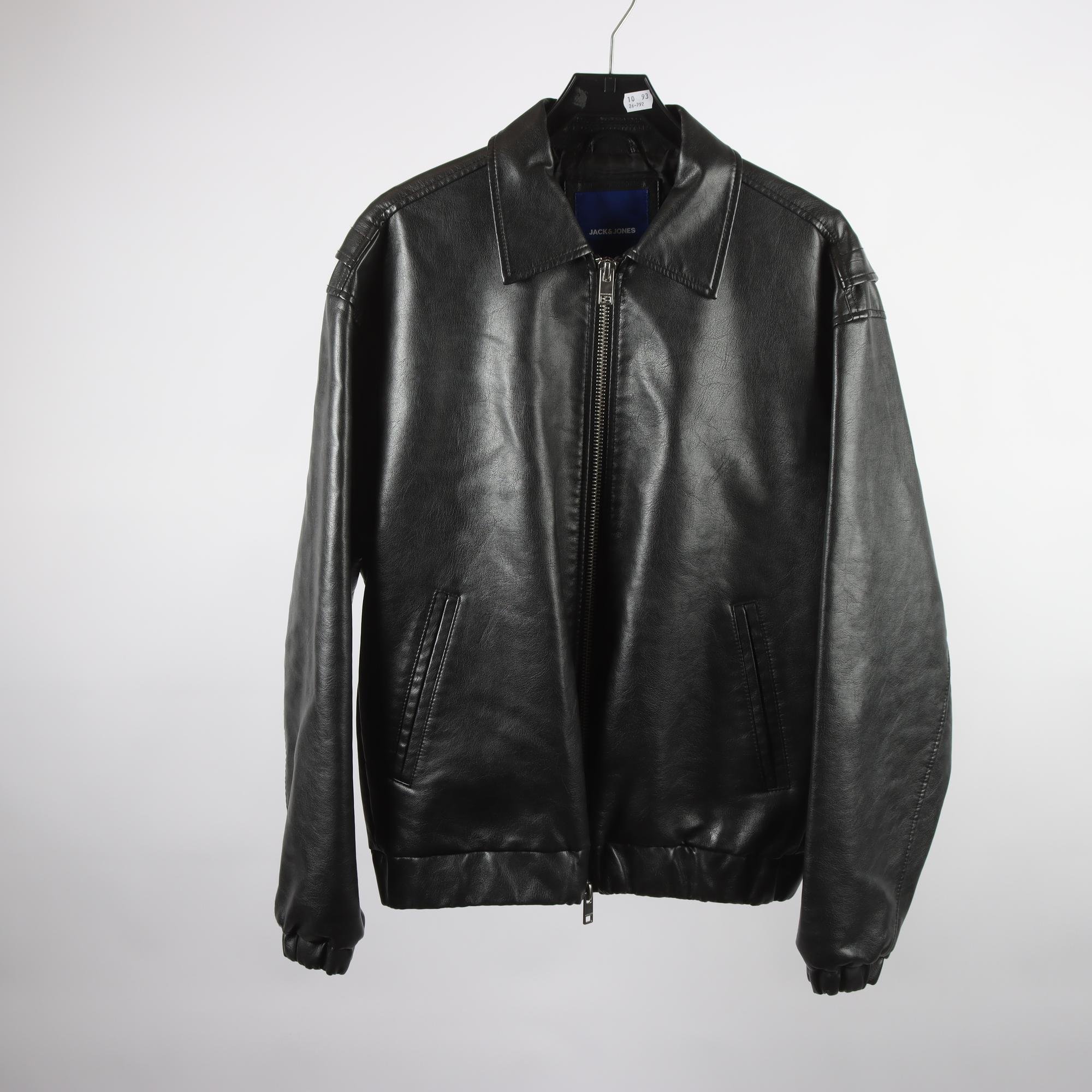 Jacka i läderimitation, Jack & Jones, stl. L