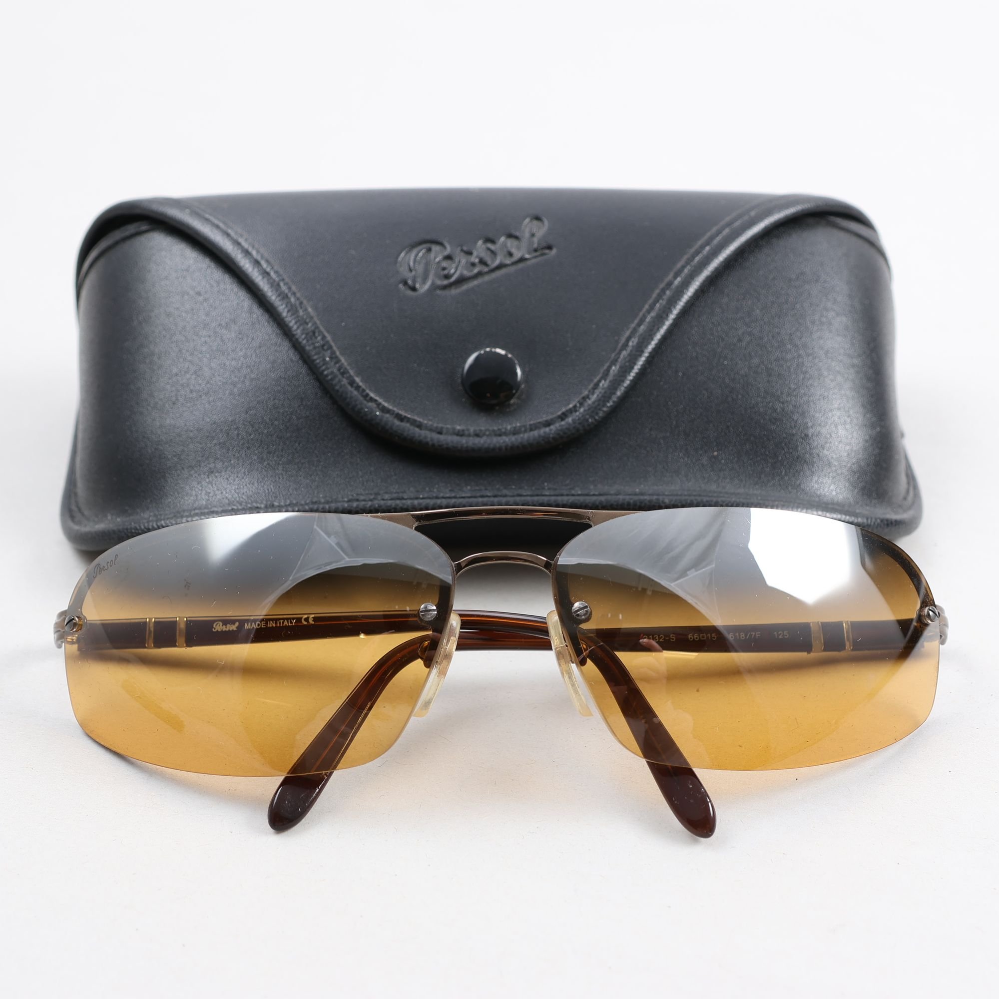 Solglasögon, acetat, metall, Persol