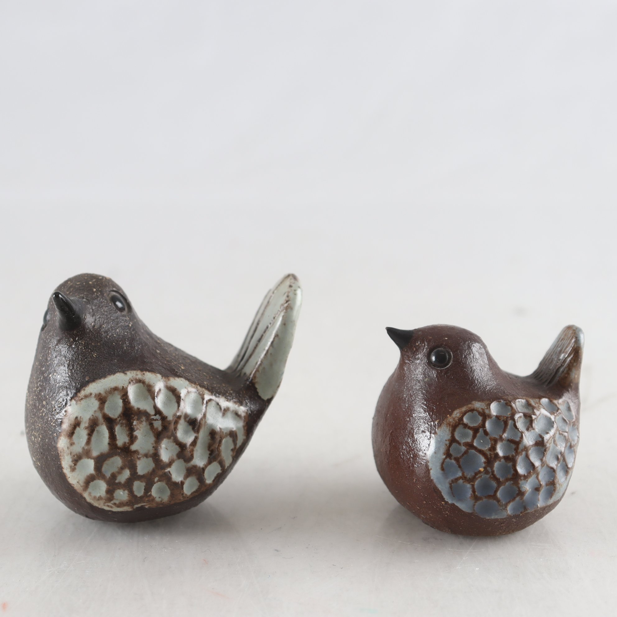 Figuriner, keramik, Bengt Wall, Trosa, 2 st