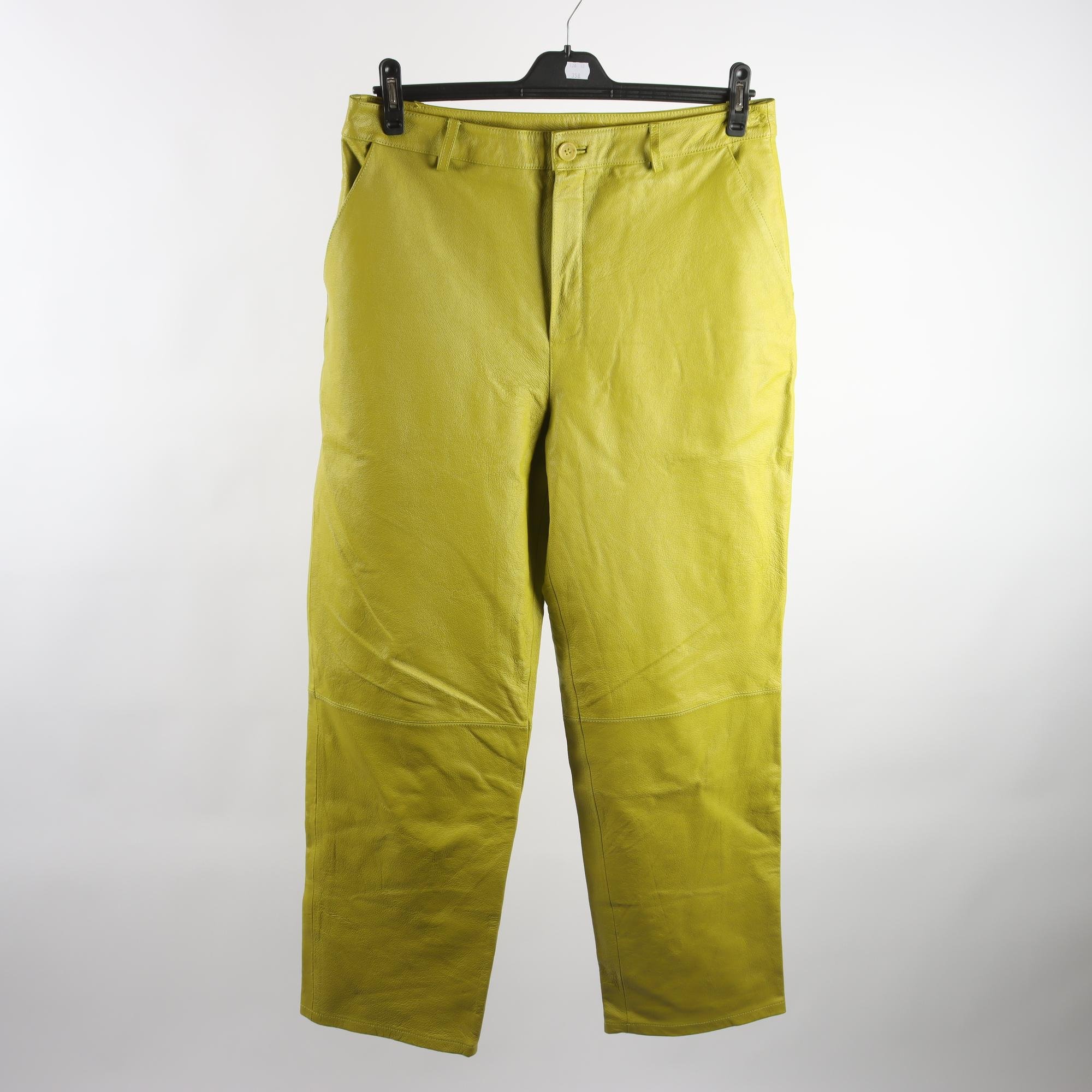 Skinnbyxor, Reclaimed Vintage, limegrön, stl. L.