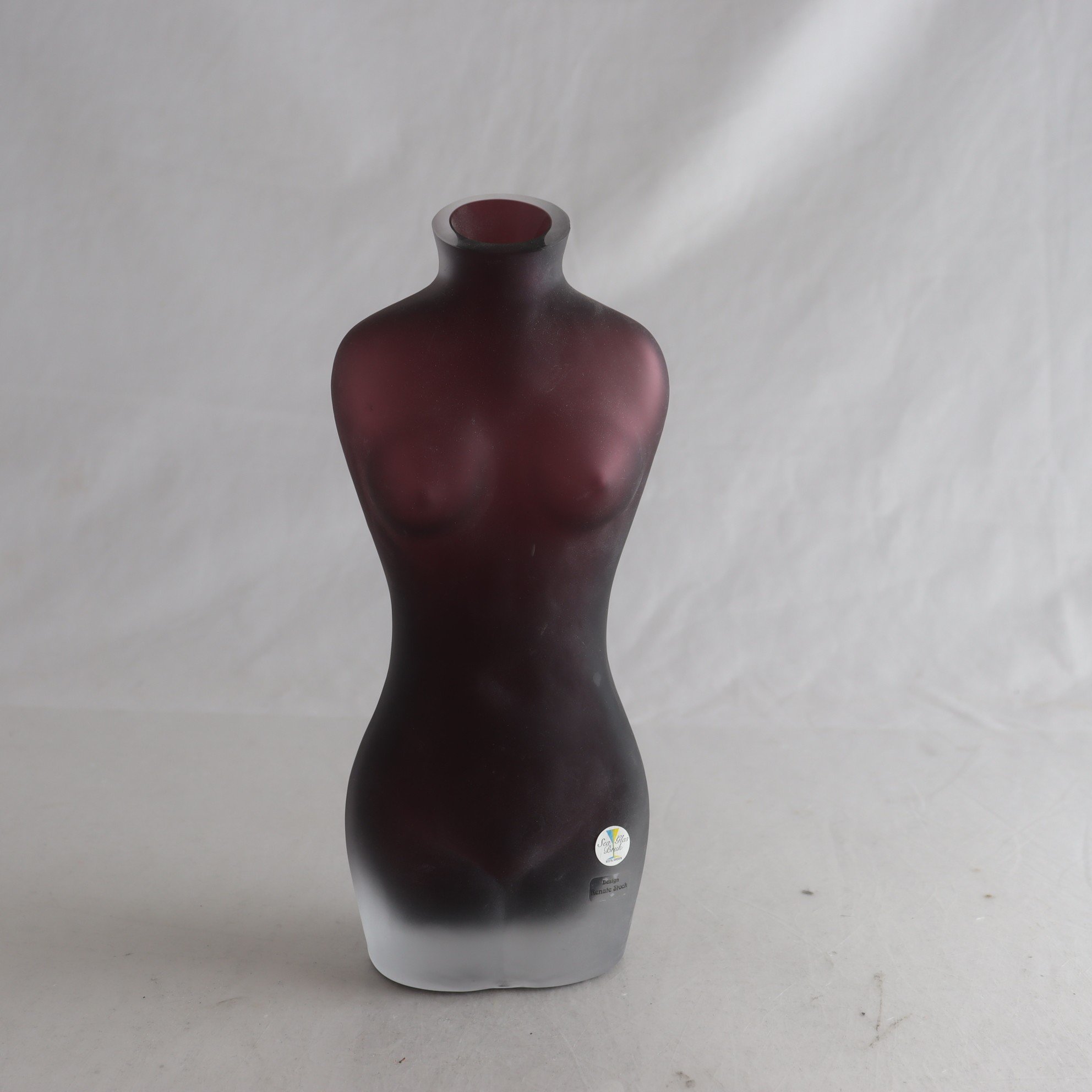 Vas, konstglas, ”Najader”, Renate Stock-Poulsen, Sea glasbruk