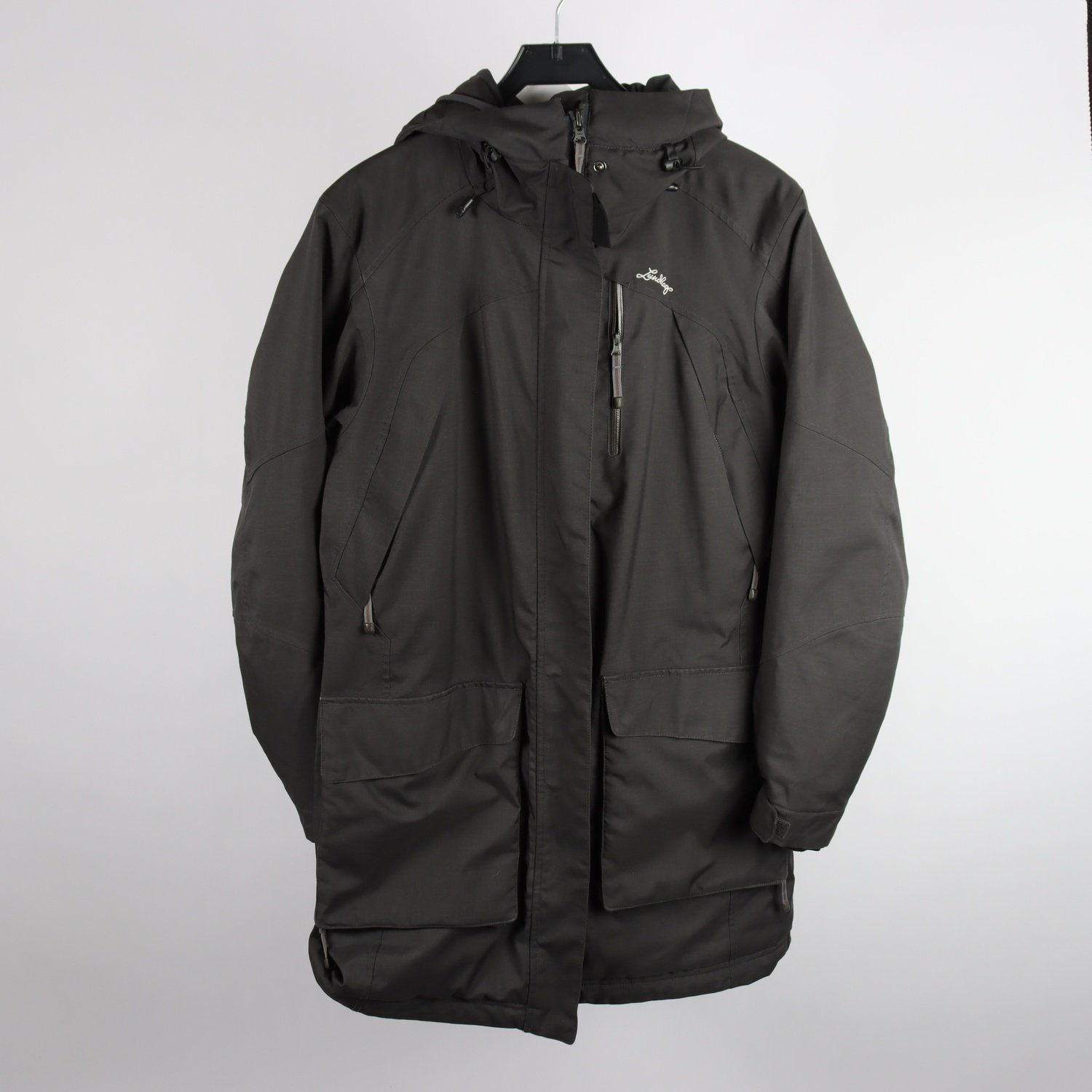 Jacka, Lundhags, mörkgrå, varmfodrad, stl. L