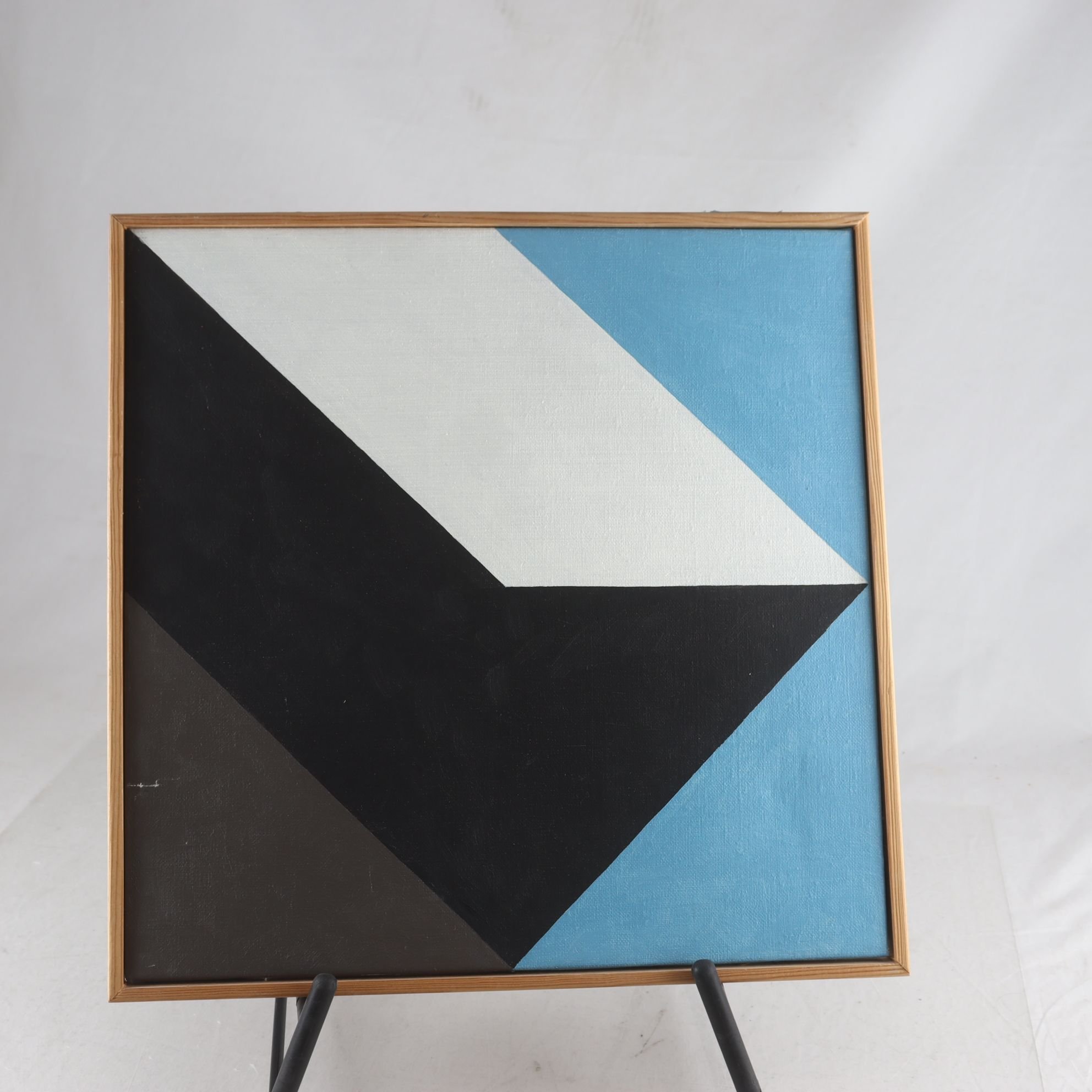 Olja på duk, Torsten Bergentz (f. 1928), signerad a tergo, 1996. Samfraktas ej.