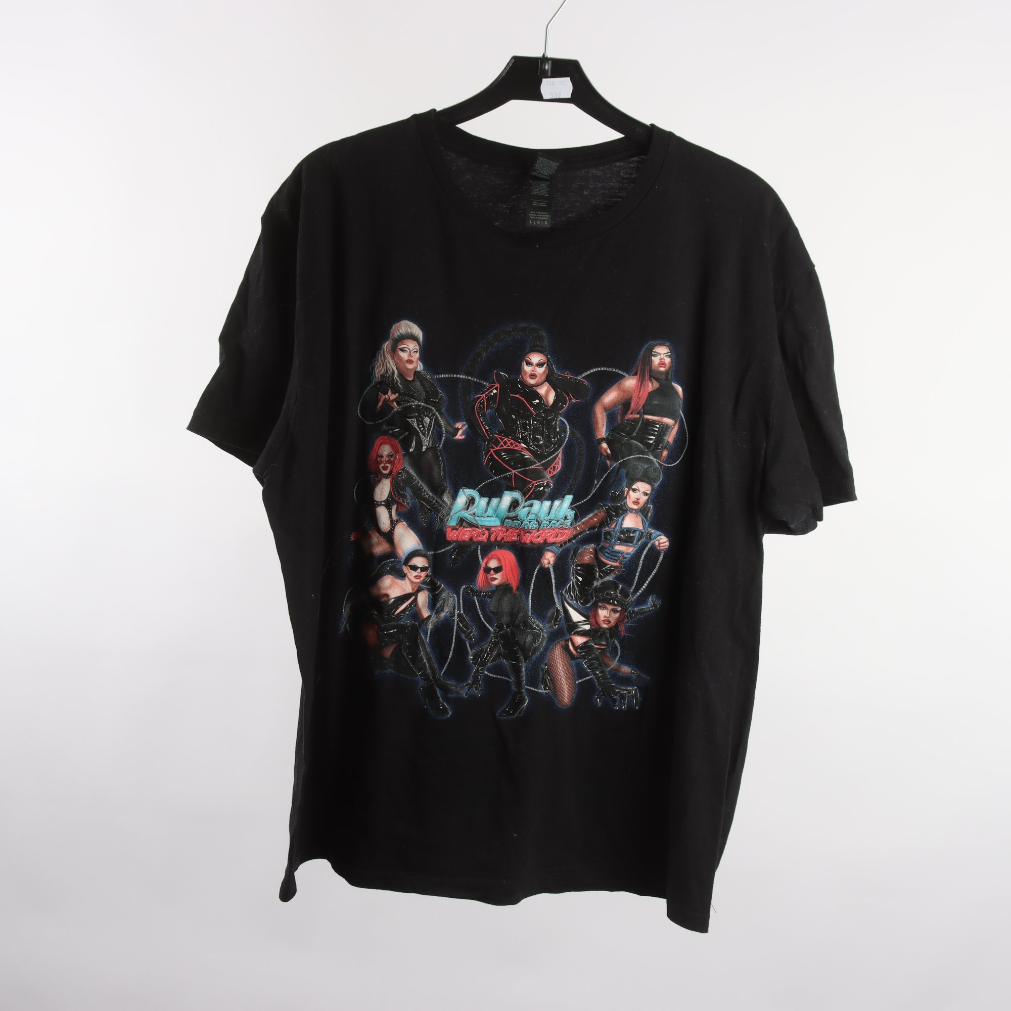 T-shirt, Gildan, Rupaul, svart, stl. L.