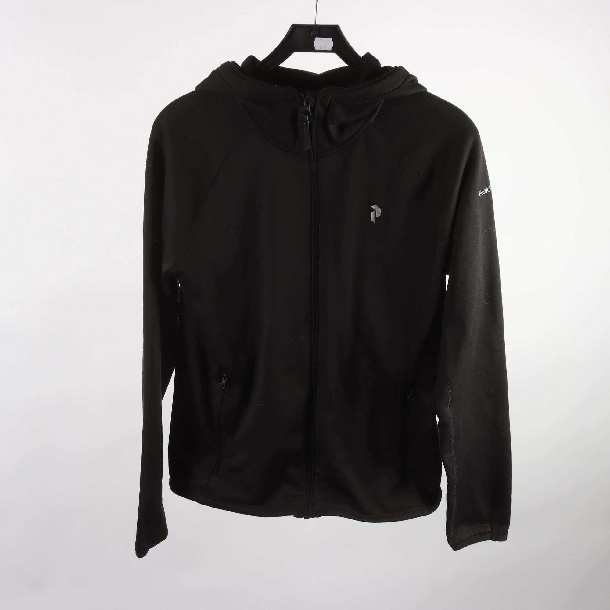 Hoodie, Peak Performance, svart, stl. M.