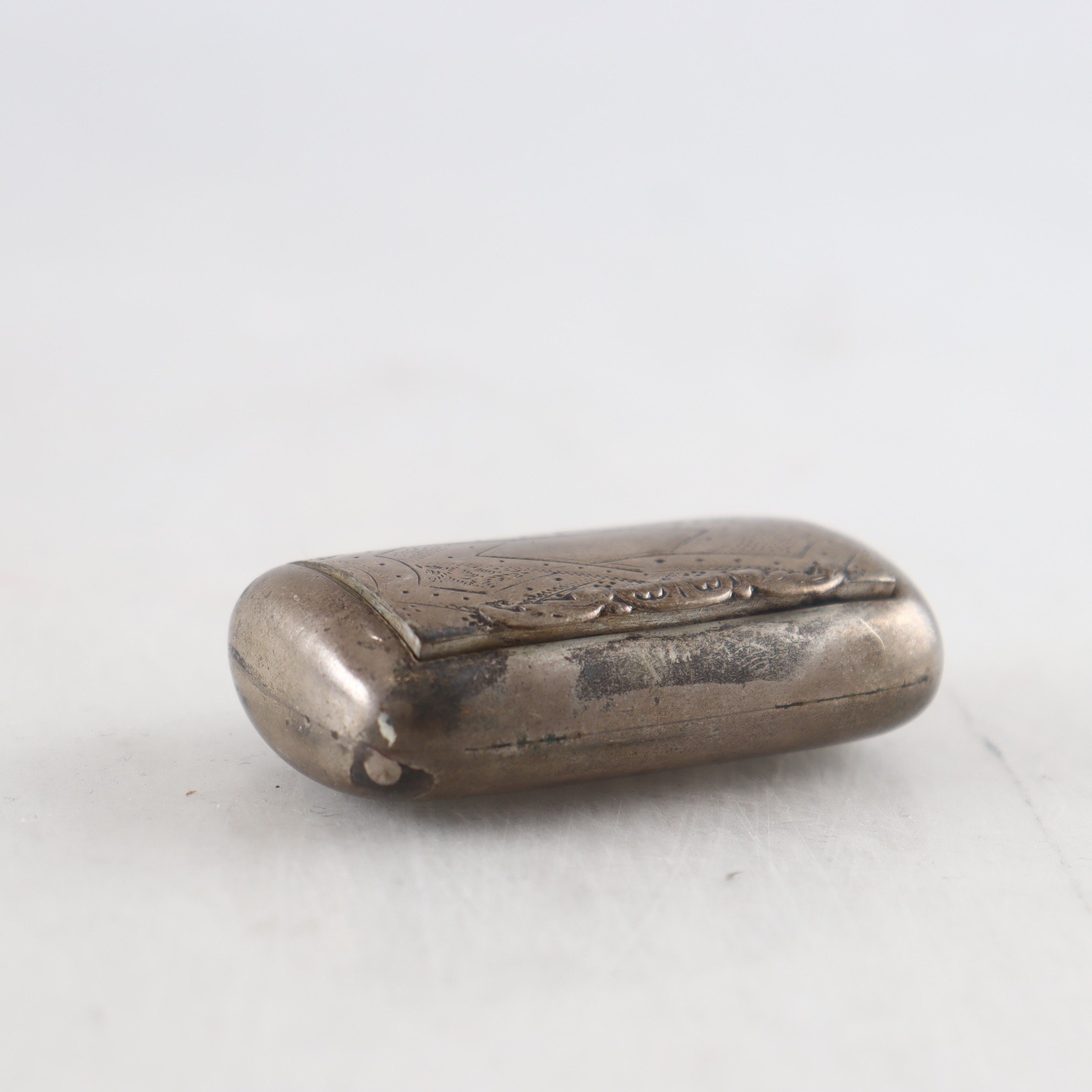 Pillerburk, kattfot, silver