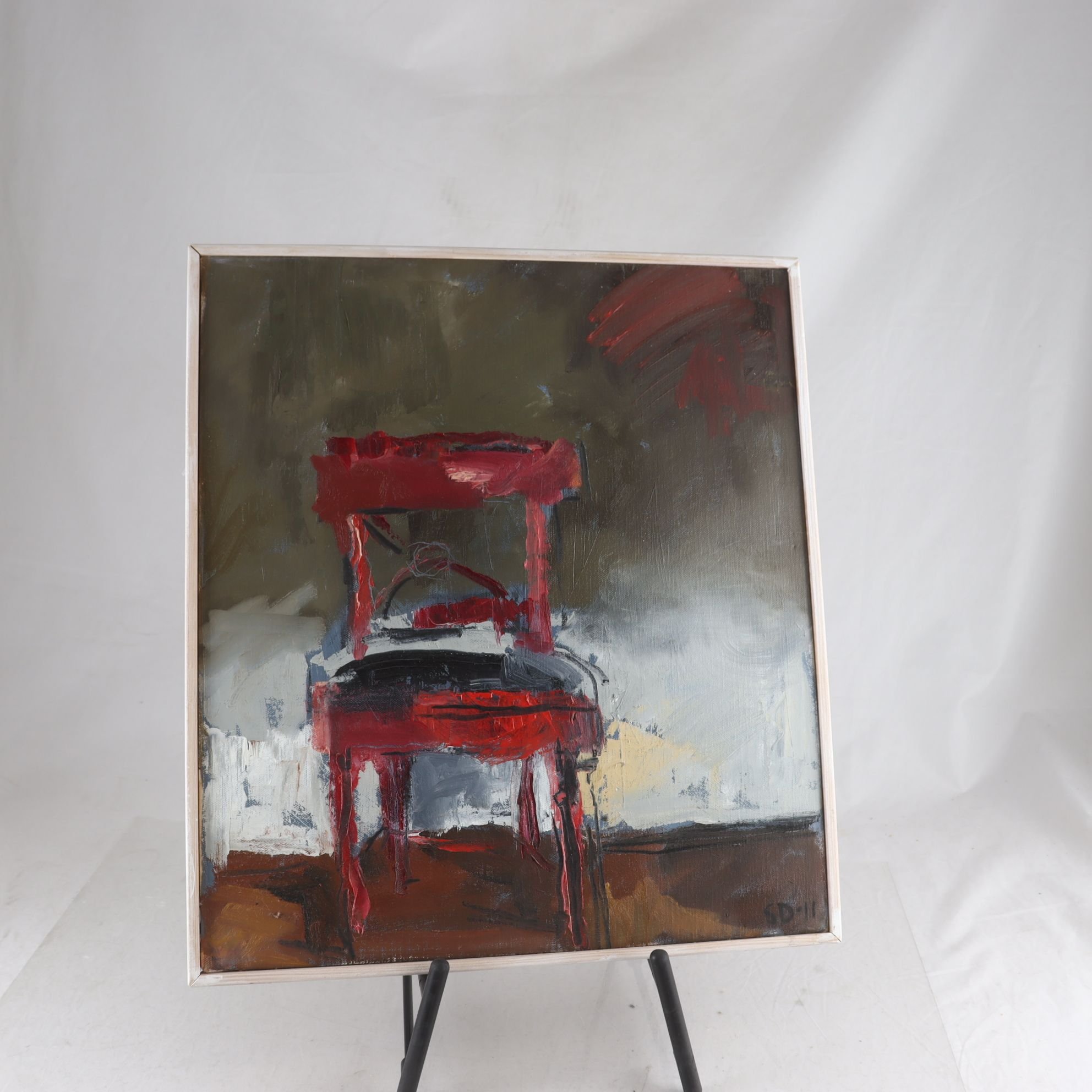 Olja på duk, Solveig Danell, monogramsignerad, 2011. Samfraktas ej.