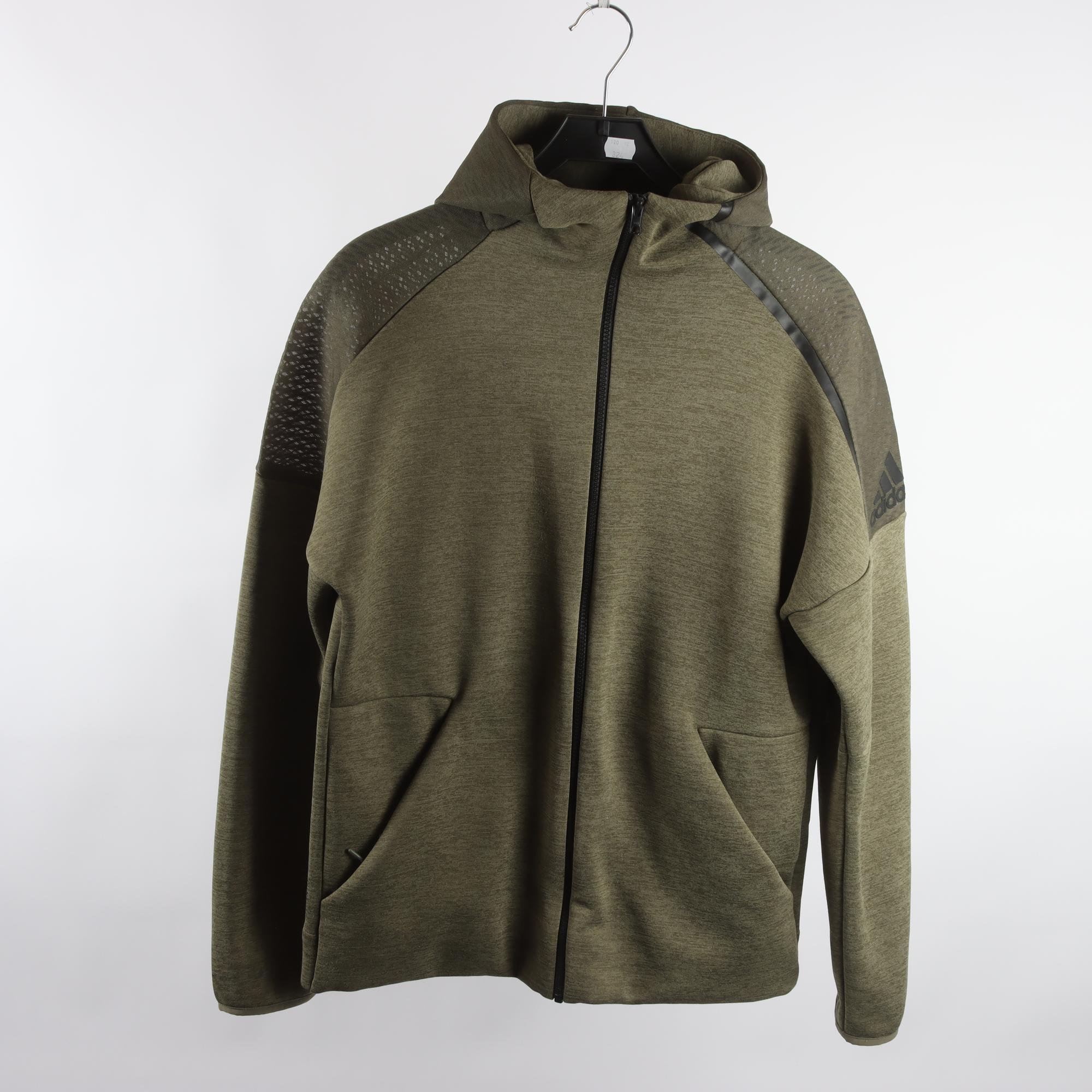 Träningsjacka, Adidas, grön, stl. M.