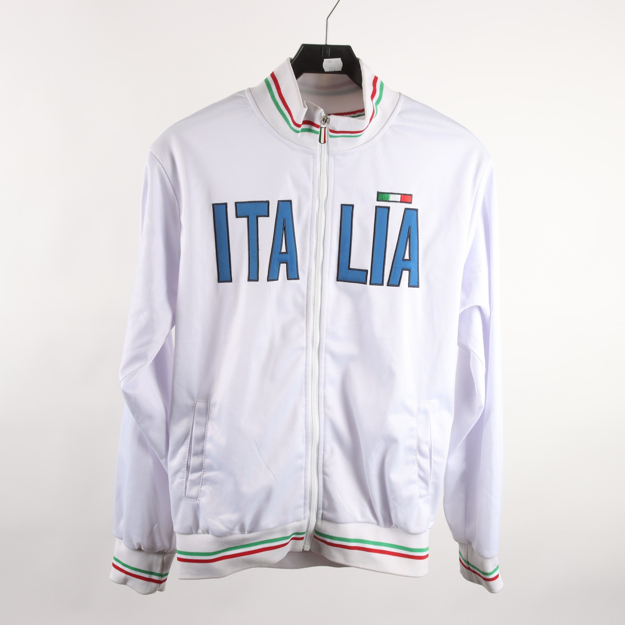 Träningsjacka, Infinity, Italia, vit, stl. L.