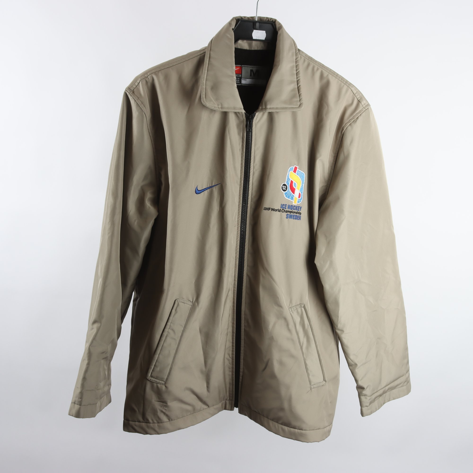 Fodrad jacka, Nike, Ice Hockey, beige, stl. M.
