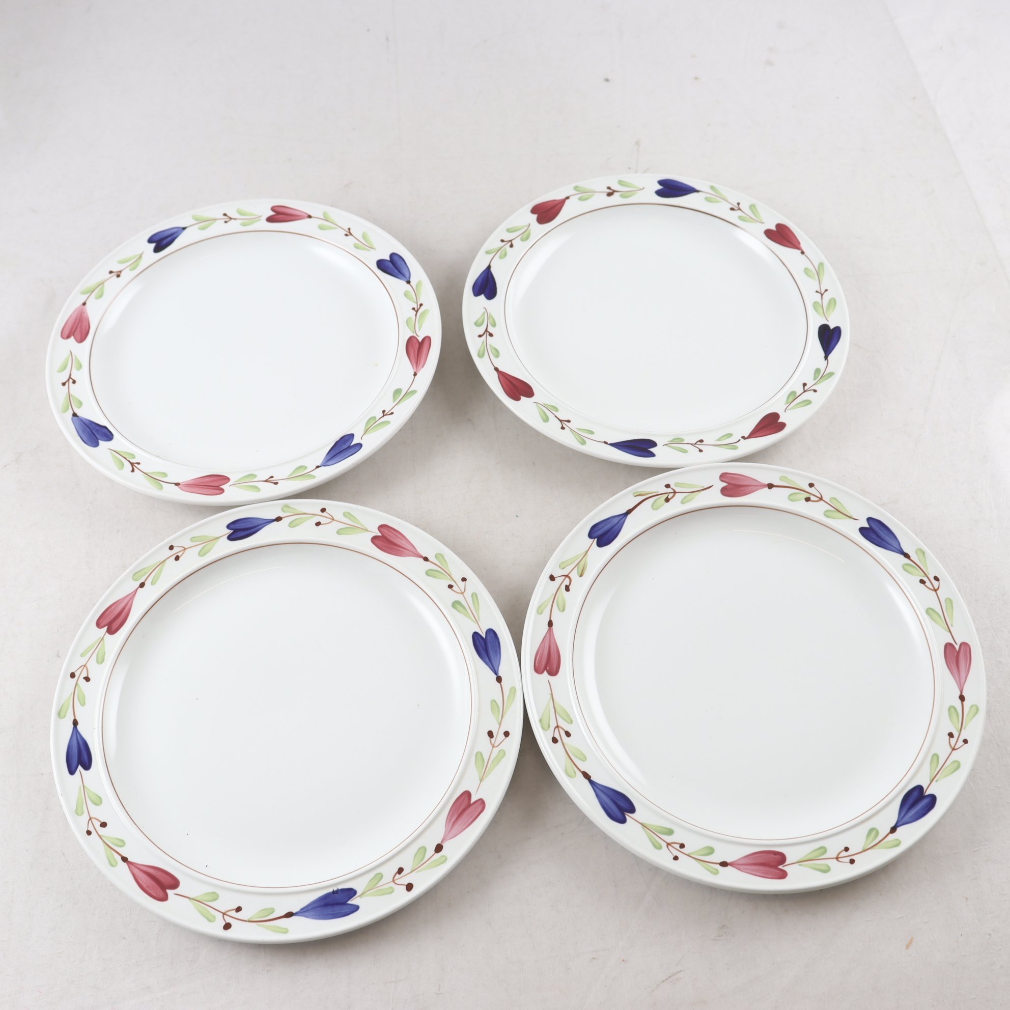 Tallrikar, Gustavsberg, ”Ranka”, Stig Lindberg, 4 st. Samfraktas ej